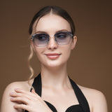 IDOR Premium Metal High Quality Sunglass for Women | IDOR-69286