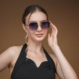 IDOR Premium Metal High Quality Sunglass for Men & Women | IDOR-2577
