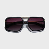 IDOR Premium Metal + Acetate High Quality Polarized Sunglass for Men | IDOR-98037