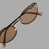 IDOR Premium Metal High Quality Sunglass for Unisex | IDOR-7290