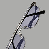 IDOR Premium Metal High Quality Sunglass for Unisex | IDOR-7297
