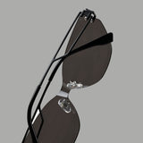 IDOR Premium Metal High Quality Sunglass for Unisex | IDOR-7308