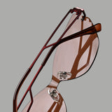 IDOR Premium Metal High Quality Sunglass for Unisex | IDOR-7308