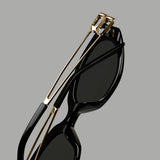IDOR Premium Metal + Acetate High Quality Sunglass for Unisex | IDOR-9169