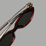 IDOR Premium Metal + Acetate High Quality Sunglass for Unisex | IDOR-9169