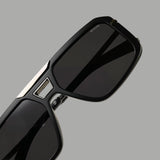 IDOR Premium Metal + Acetate High Quality Polarized Sunglass for Men | IDOR-98037