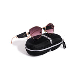 IDOR Premium Metal High Quality Sunglass for Women | IDOR-69286