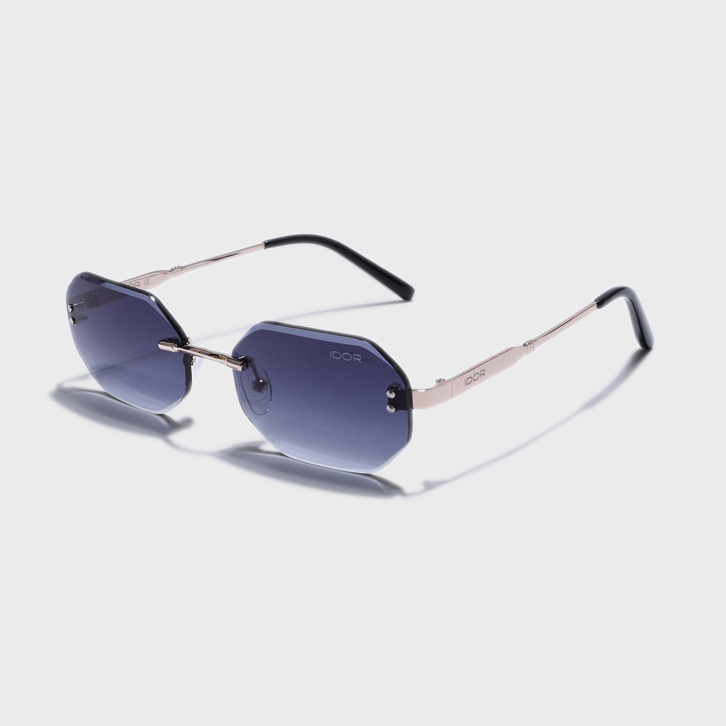 IDOR Premium Metal High Quality Sunglass for Unisex | IDOR-054