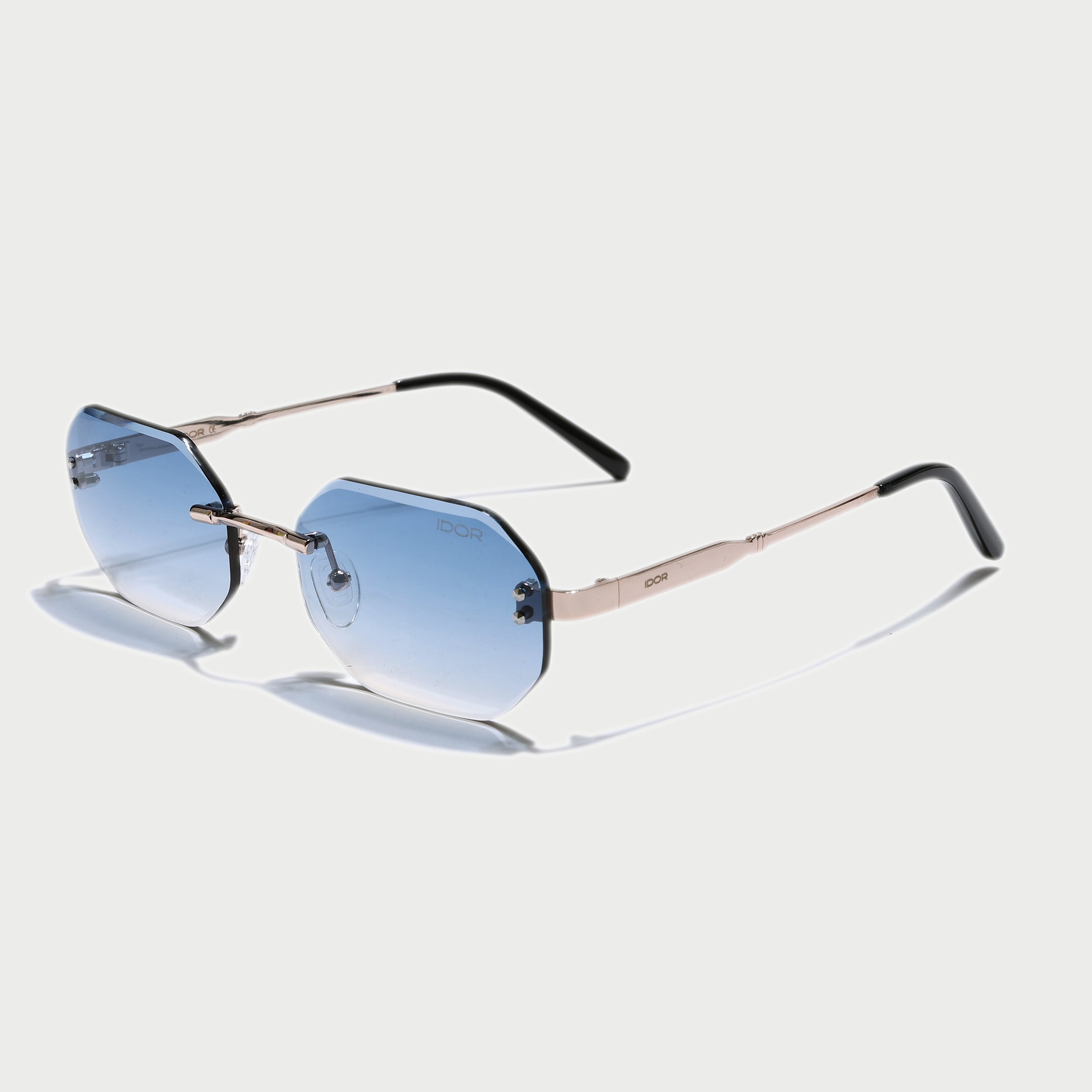 IDOR Premium Metal High Quality Sunglass for Unisex | IDOR-054