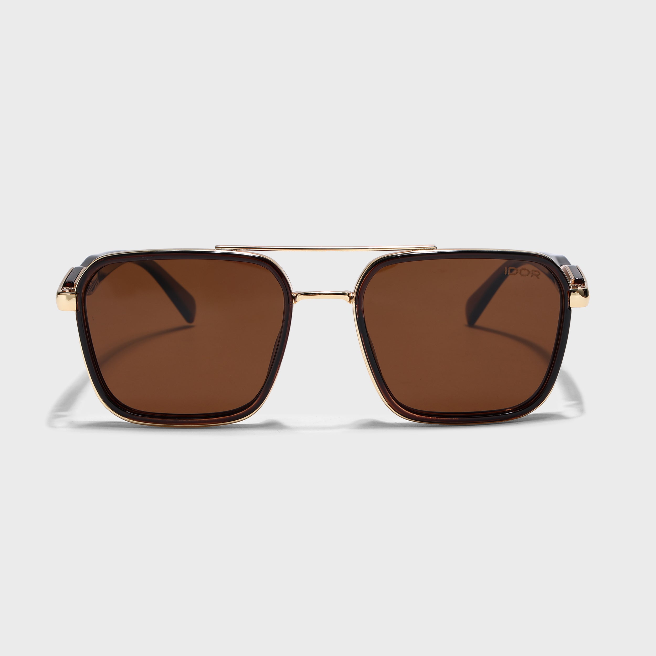 IDOR Premium Metal High Quality Polarized Sunglass for Unisex | IDOR-58524