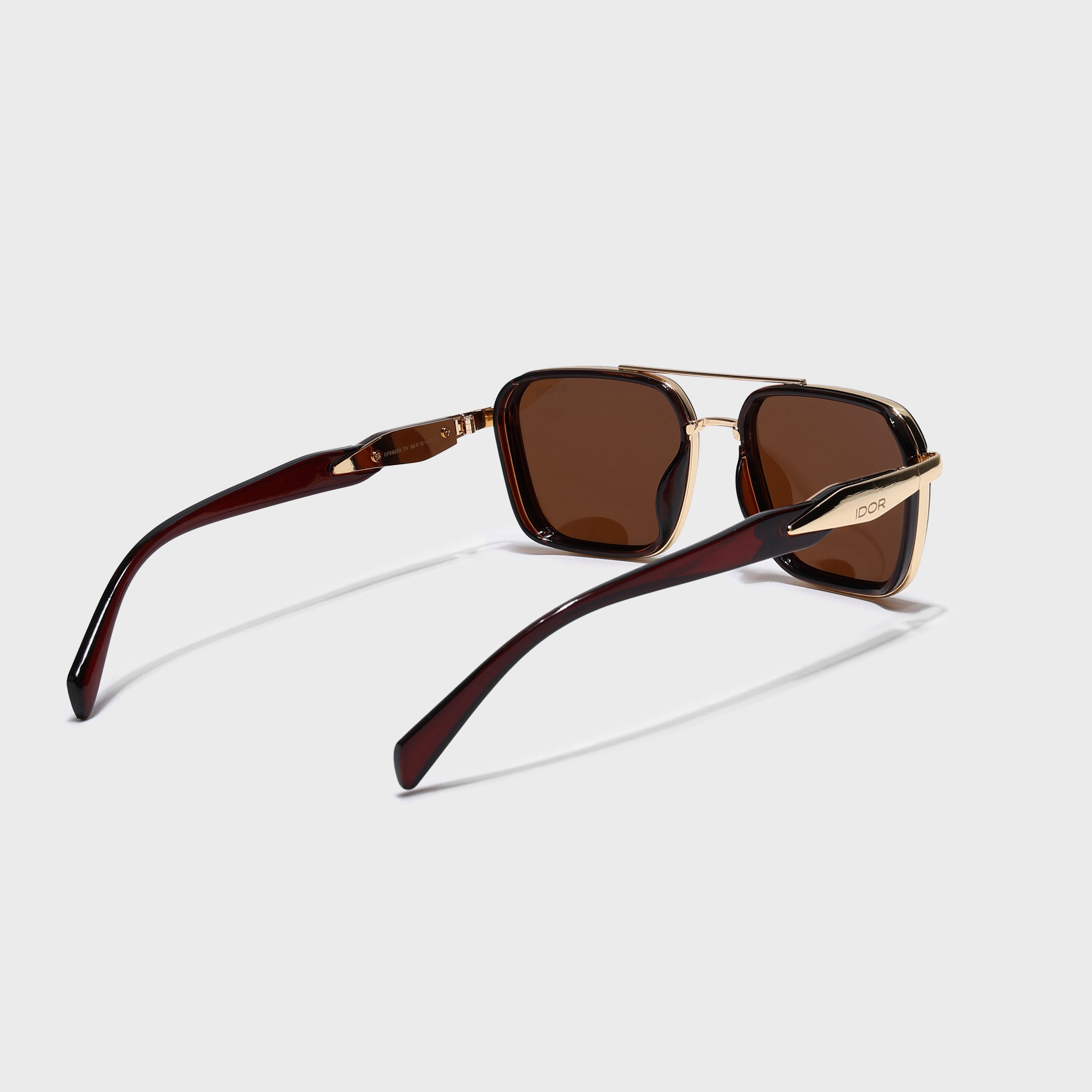 IDOR Premium Metal High Quality Polarized Sunglass for Unisex | IDOR-58524