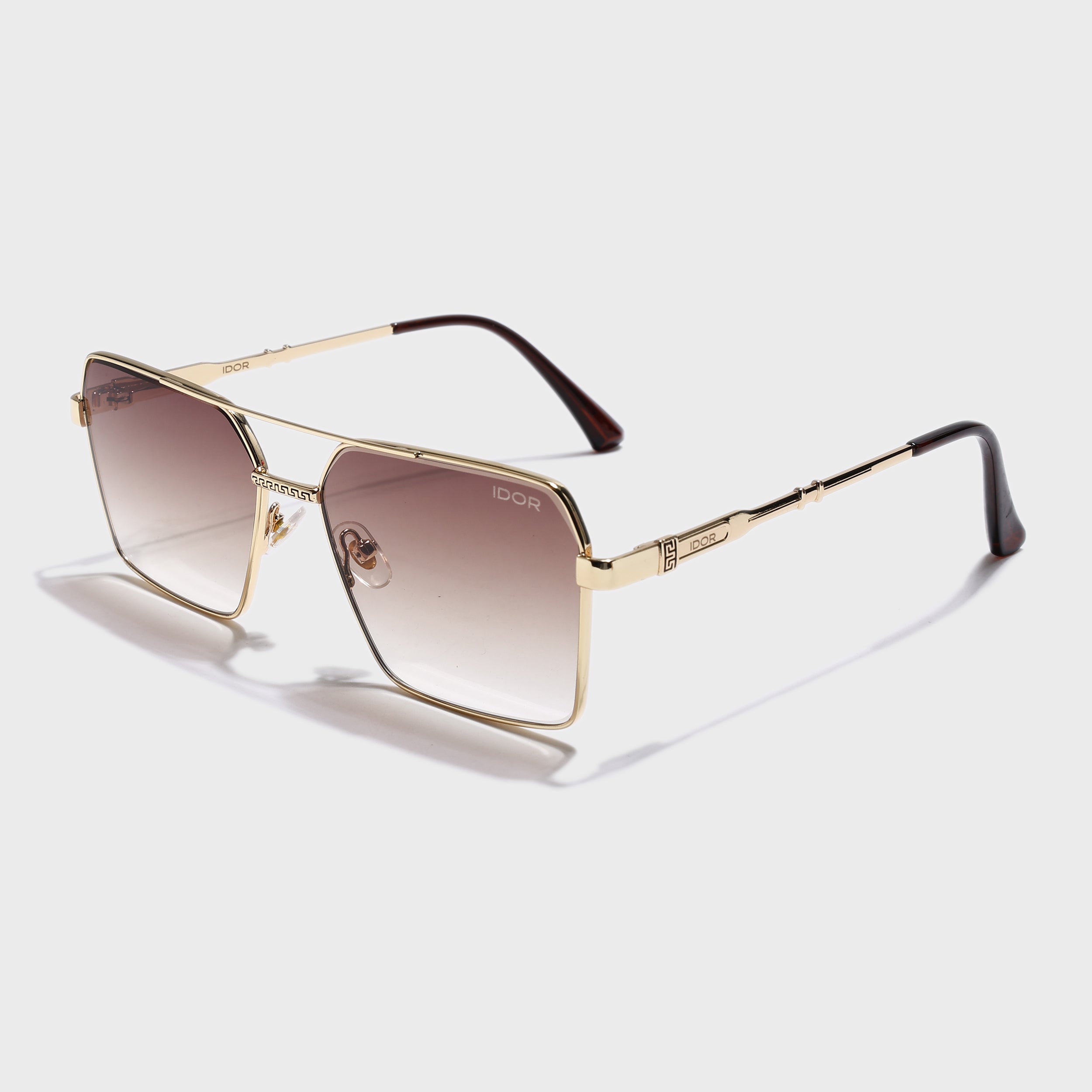 IDOR Premium Metal High Quality Sunglass for Unisex | IDOR-58431