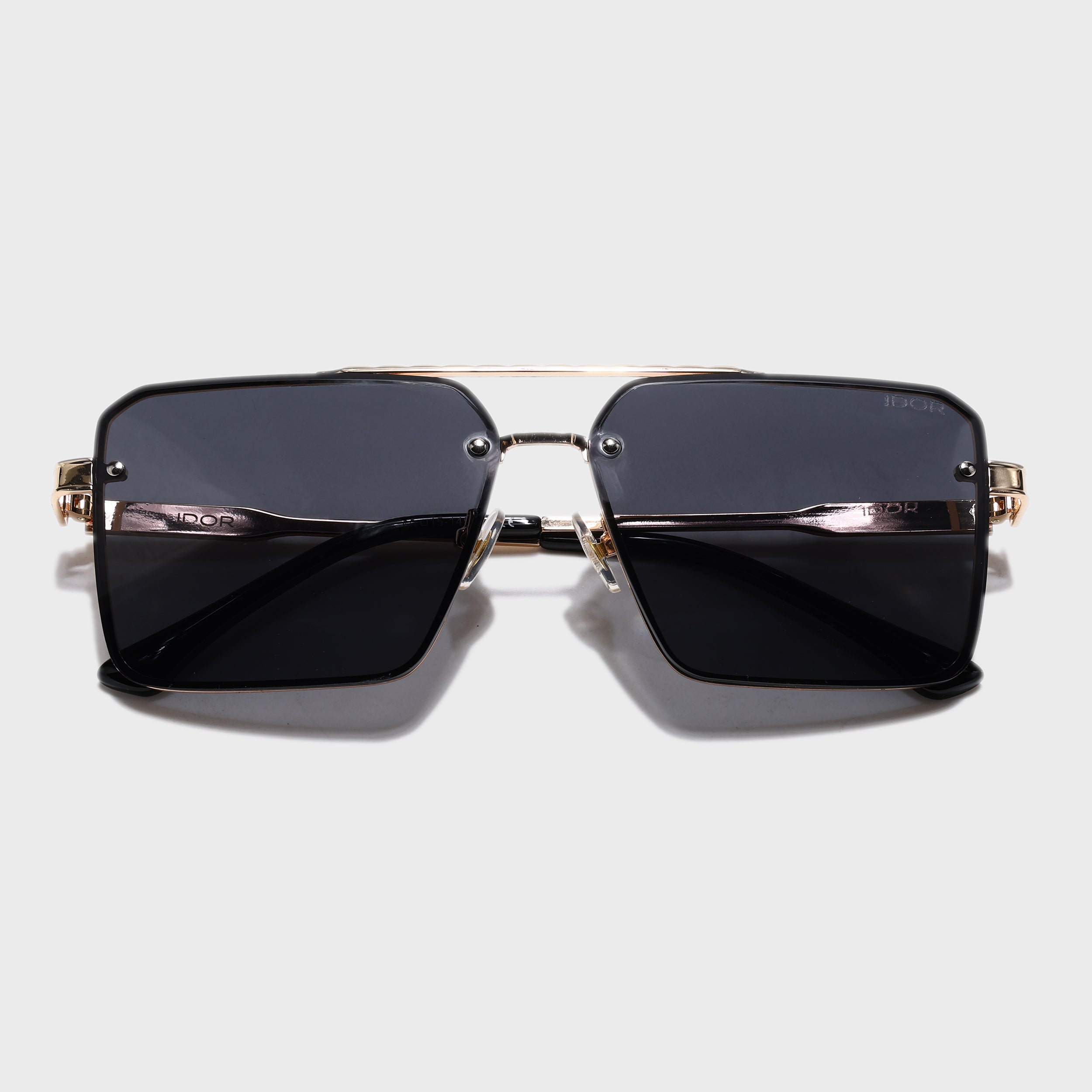 IDOR Premium Metal High Quality Sunglass for Unisex | IDOR-58416