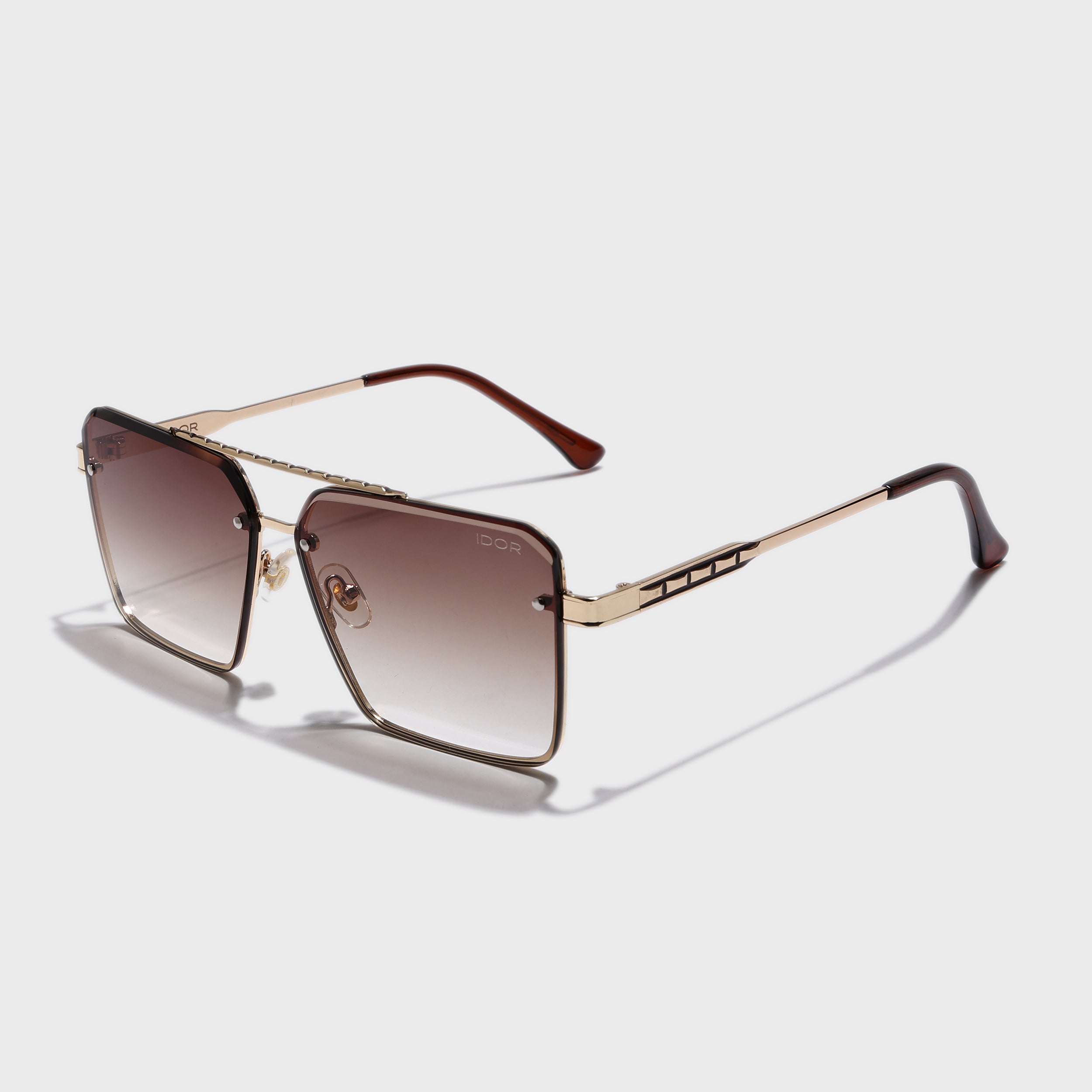 IDOR Premium Metal High Quality Sunglass for Unisex | IDOR-58416