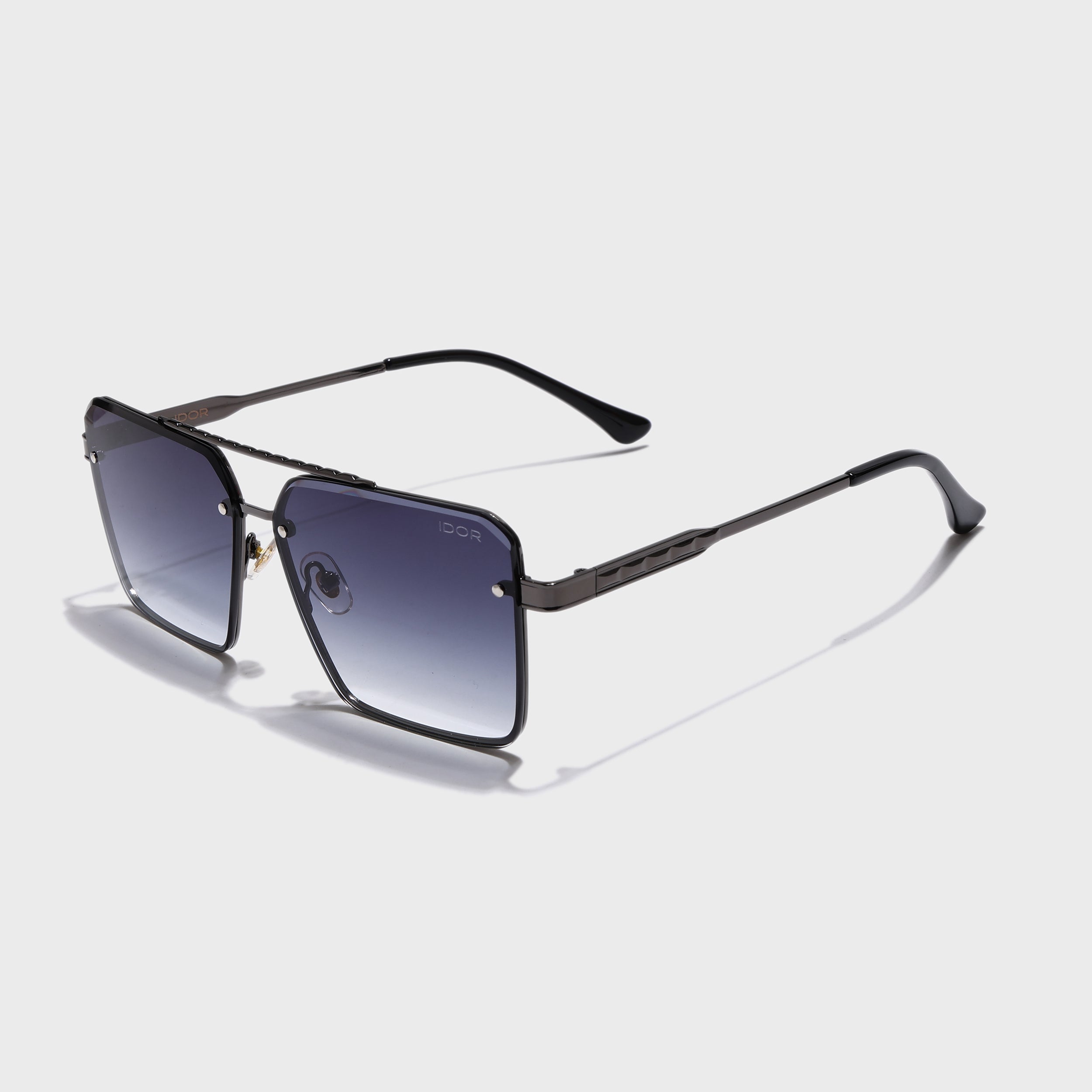 IDOR Premium Metal High Quality Sunglass for Unisex | IDOR-58416