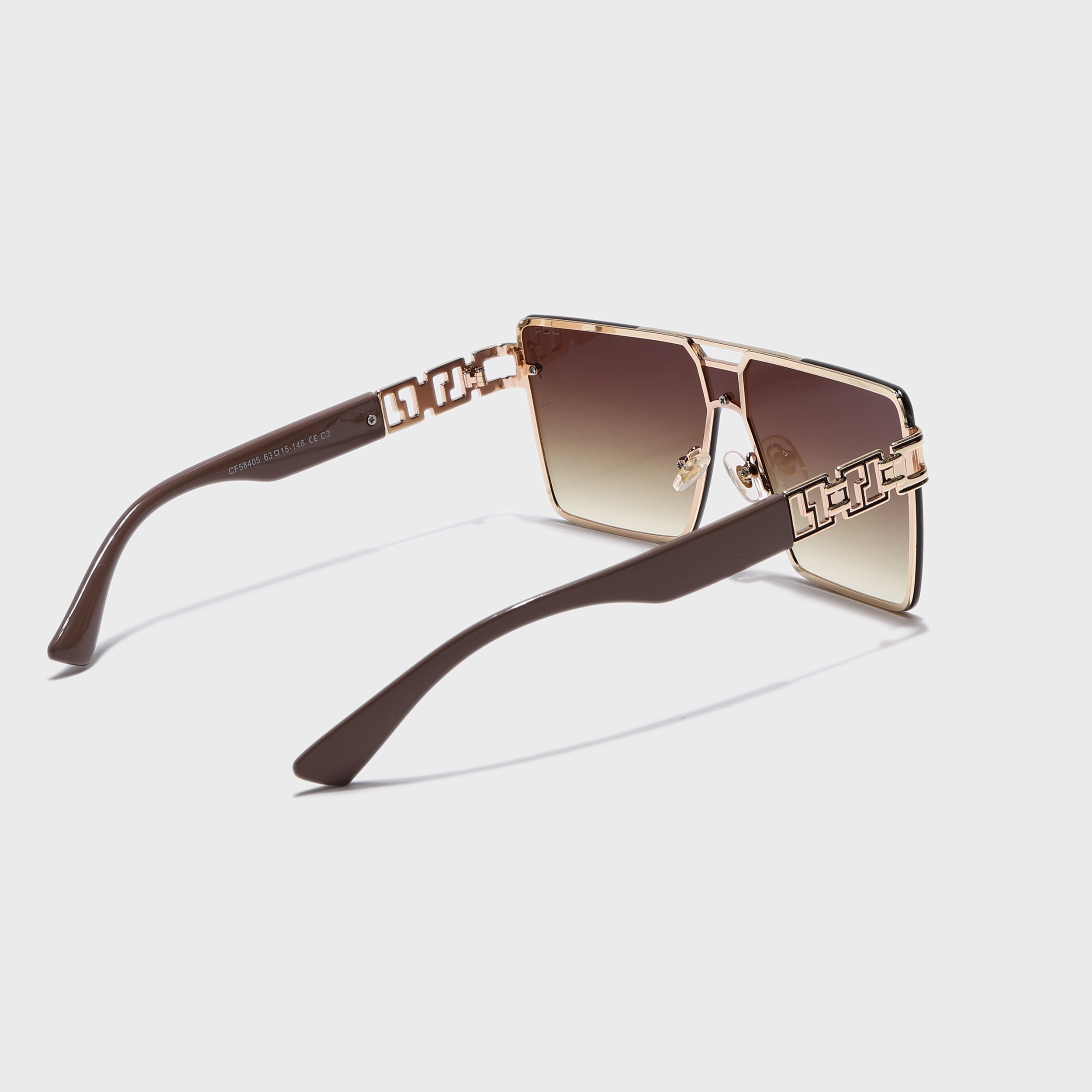 IDOR Premium Metal High Quality Sunglass for Unisex | IDOR-58405