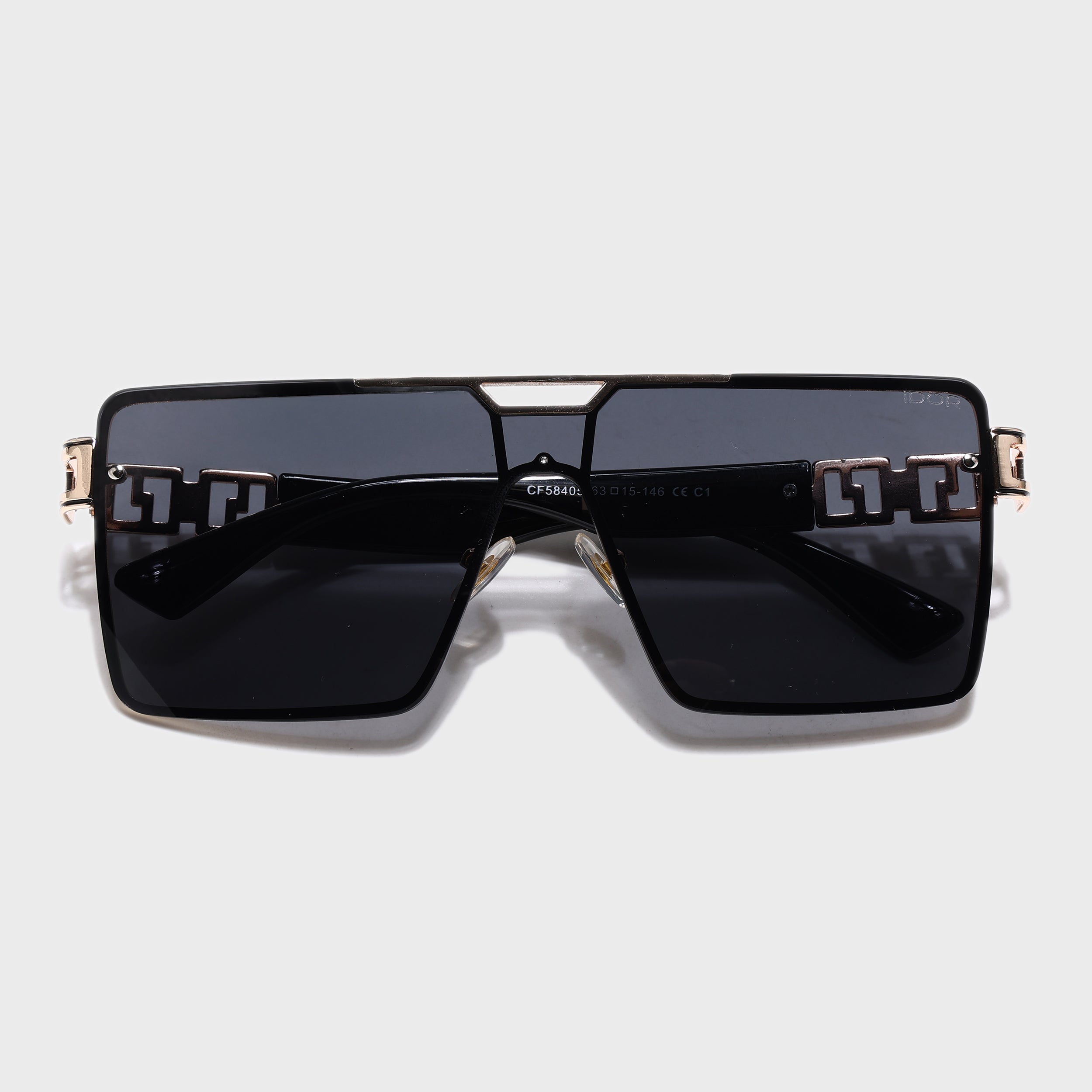 IDOR Premium Metal High Quality Sunglass for Unisex | IDOR-58405