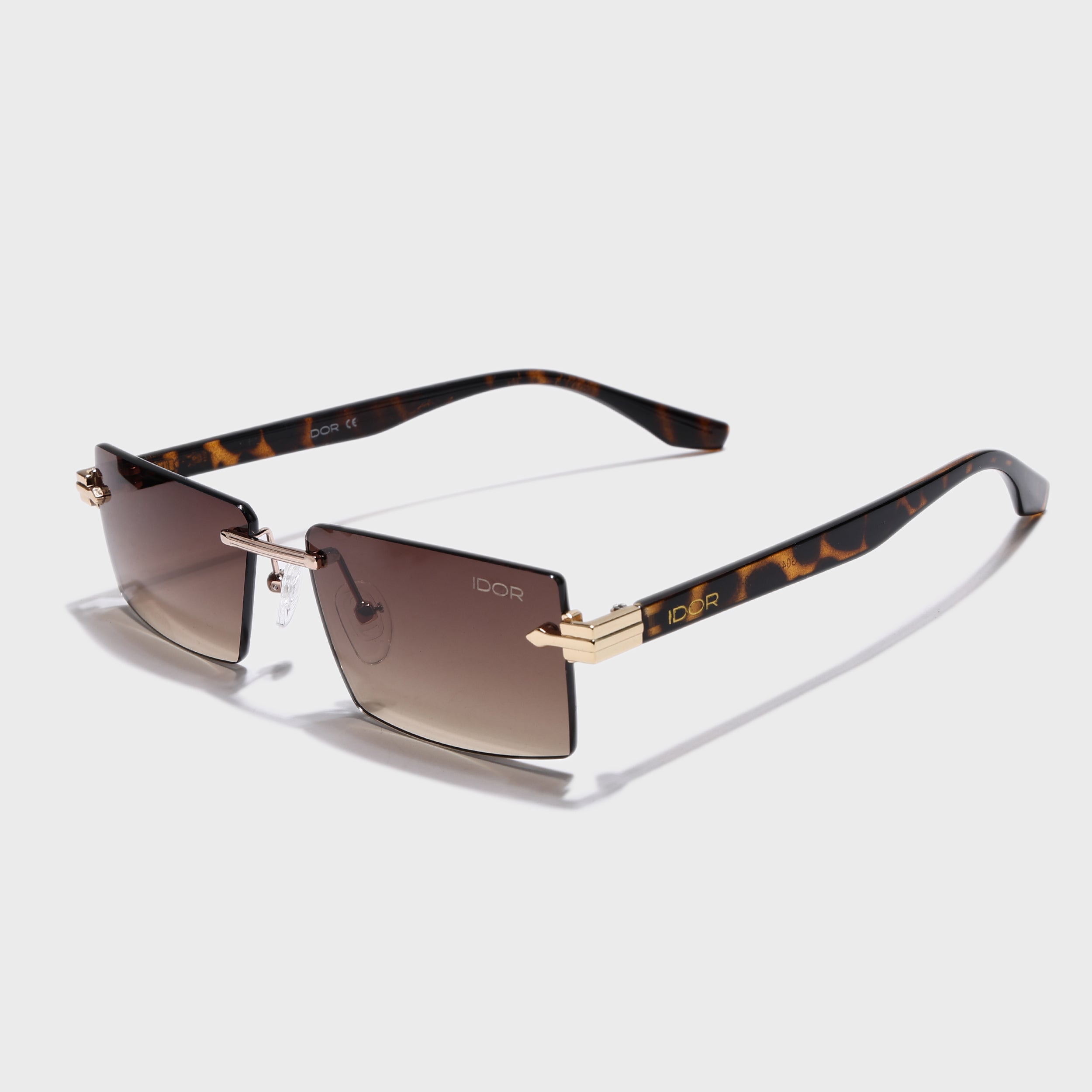 IDOR Premium Metal + TR90 High Quality Sunglass for Unisex | IDOR-044