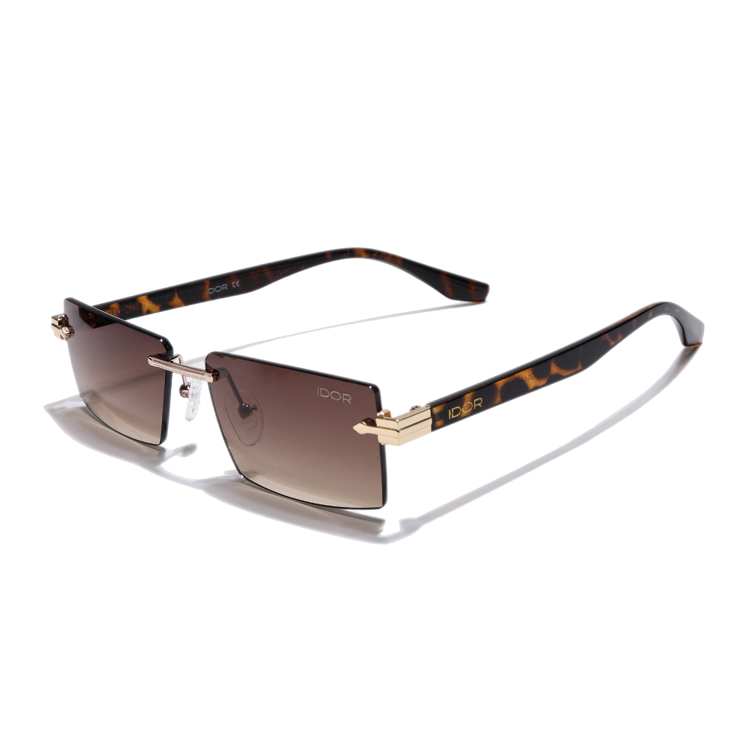 IDOR Premium Metal + TR90 High Quality Sunglass for Unisex | IDOR-044