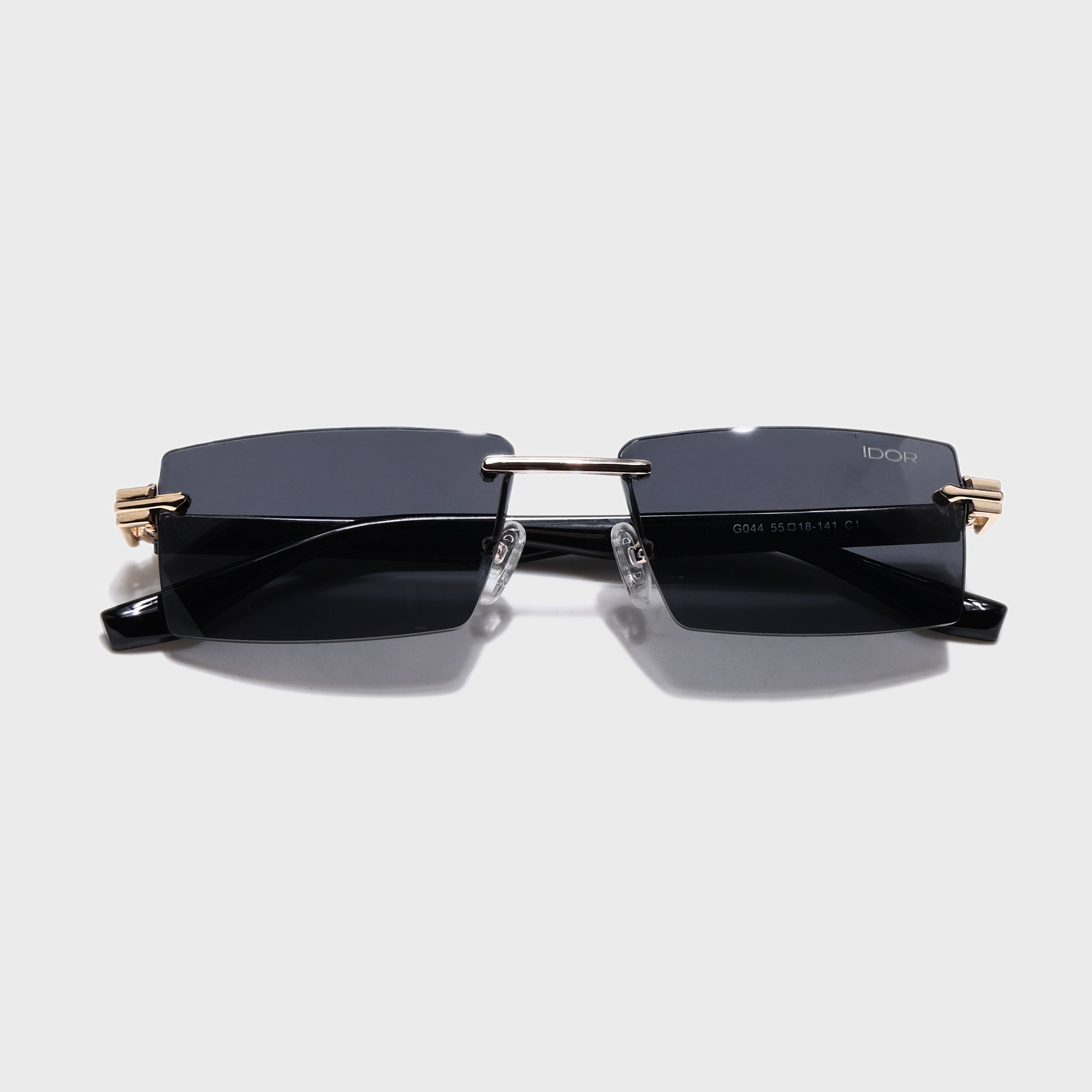 IDOR Premium Metal + TR90 High Quality Sunglass for Unisex | IDOR-044