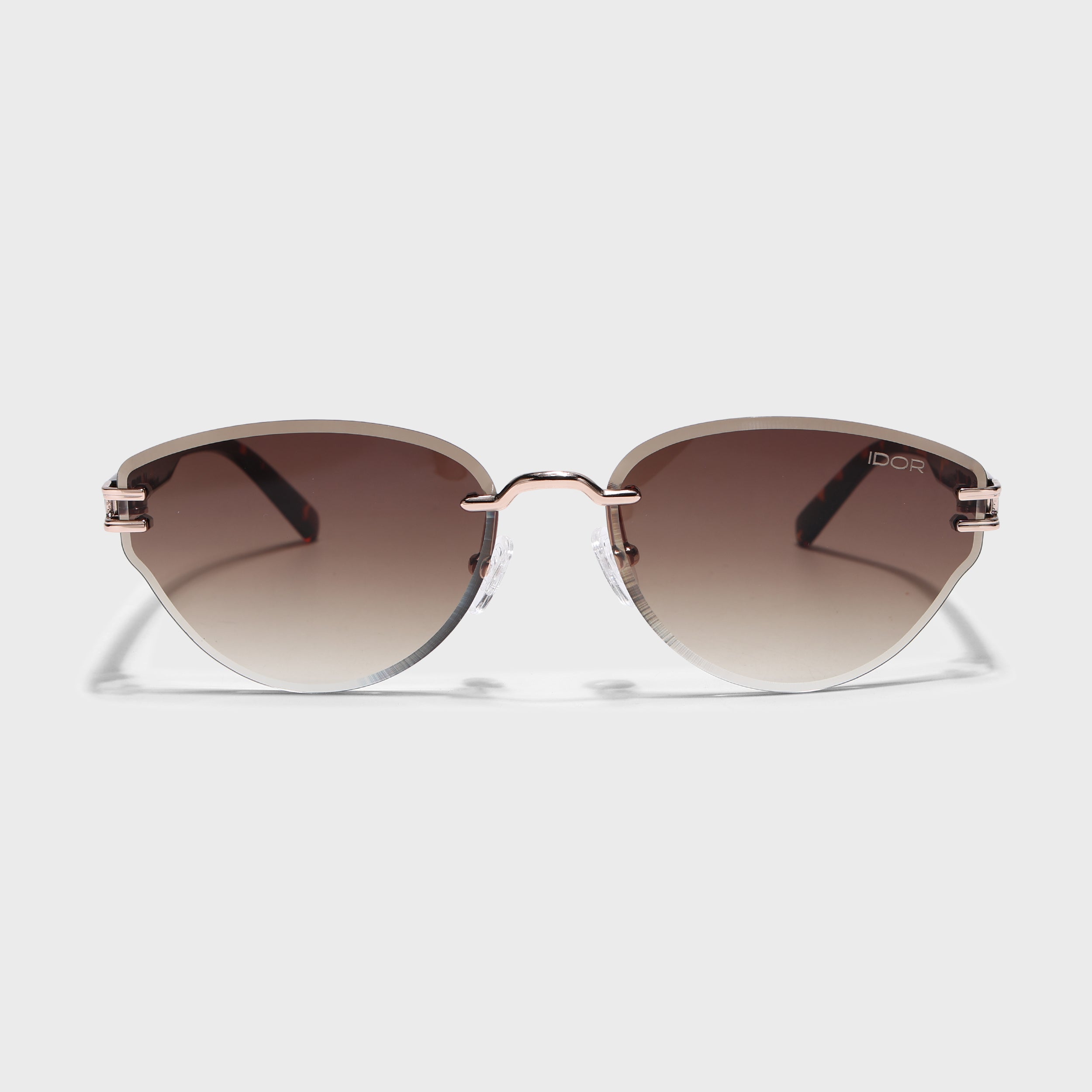 IDOR Premium Metal + TR90 High Quality Sunglass for Women | IDOR-006