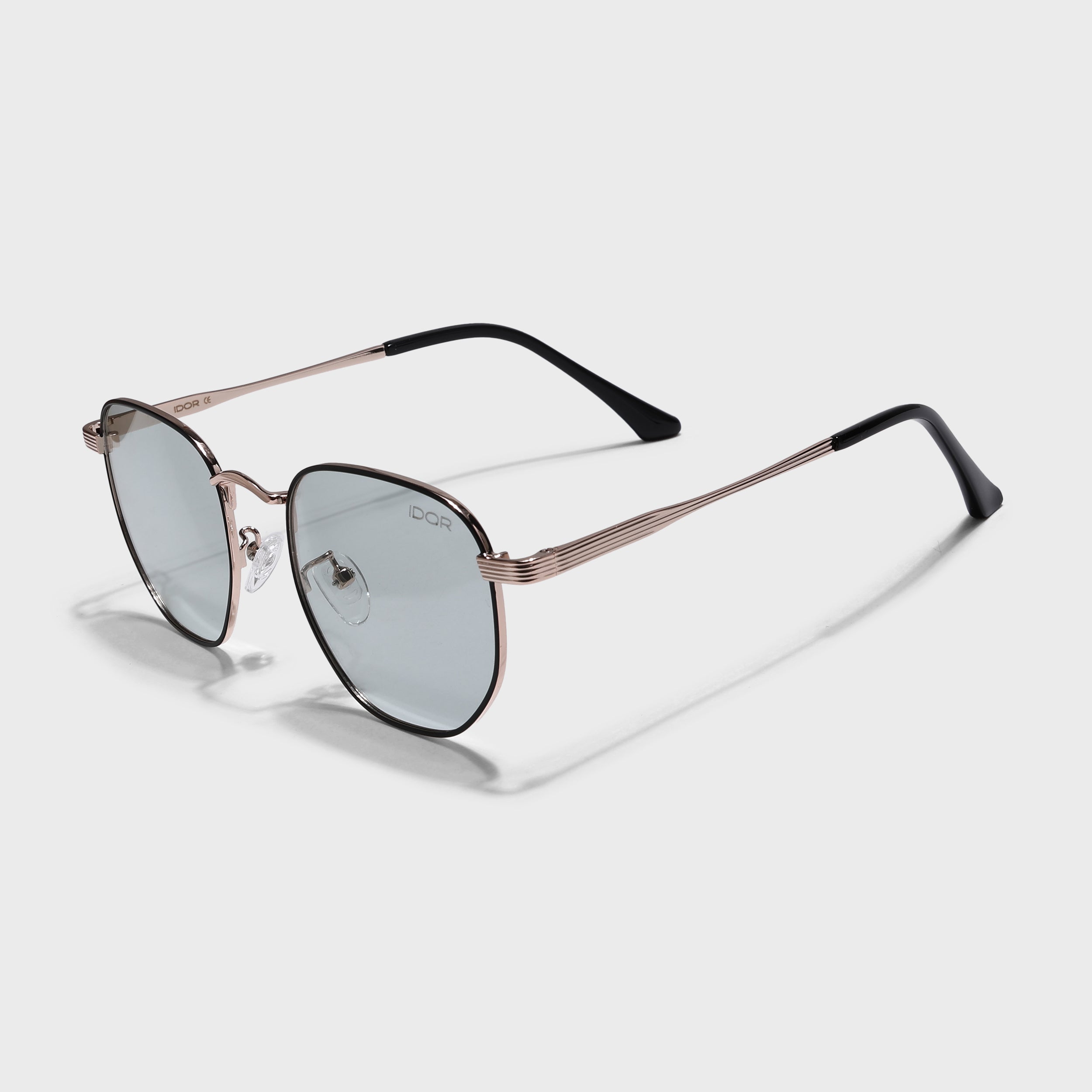 IDOR Premium Metal High Quality Polarized Sunglass for Unisex | IDOR-15