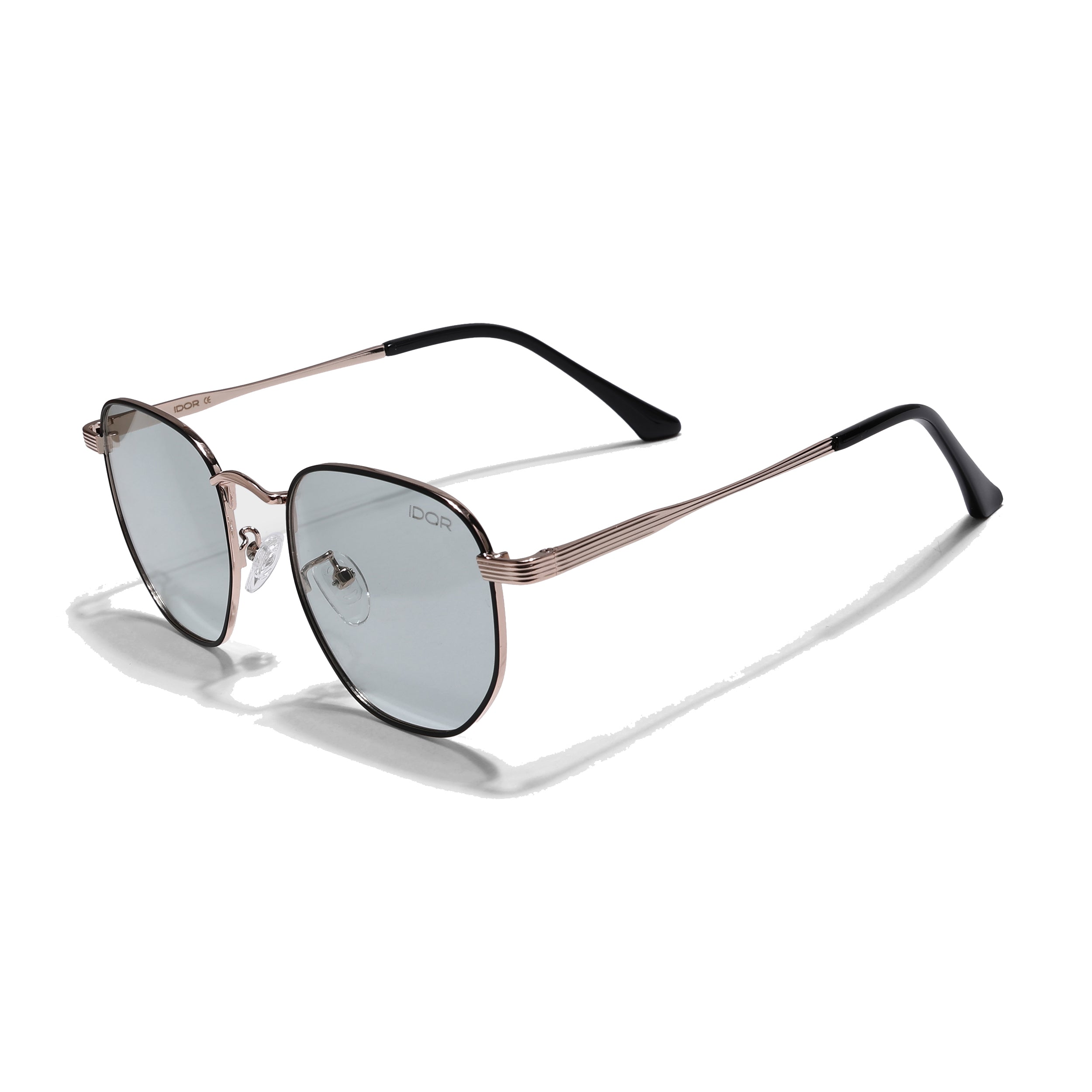 IDOR Premium Metal High Quality Polarized Sunglass for Unisex | IDOR-15