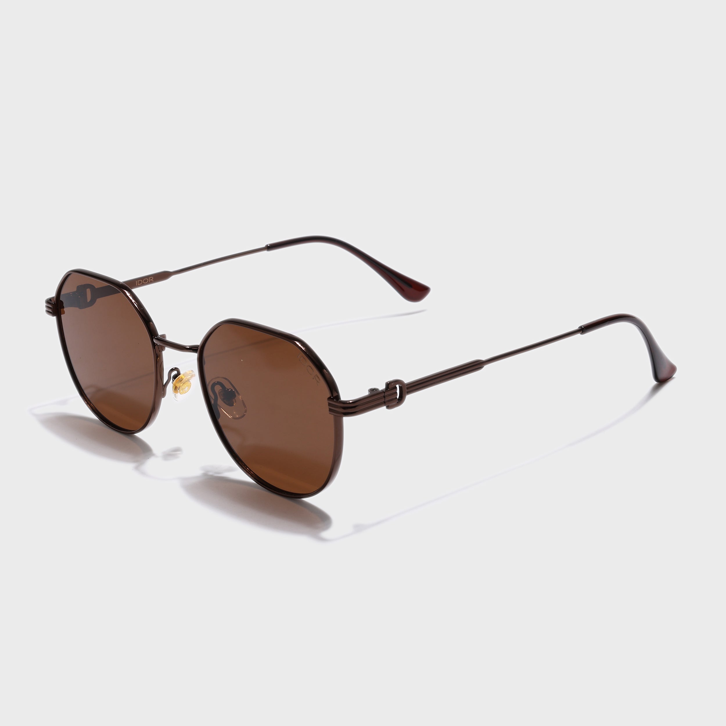 IDOR Premium Metal High Quality Sunglass for Unisex | IDOR-56020