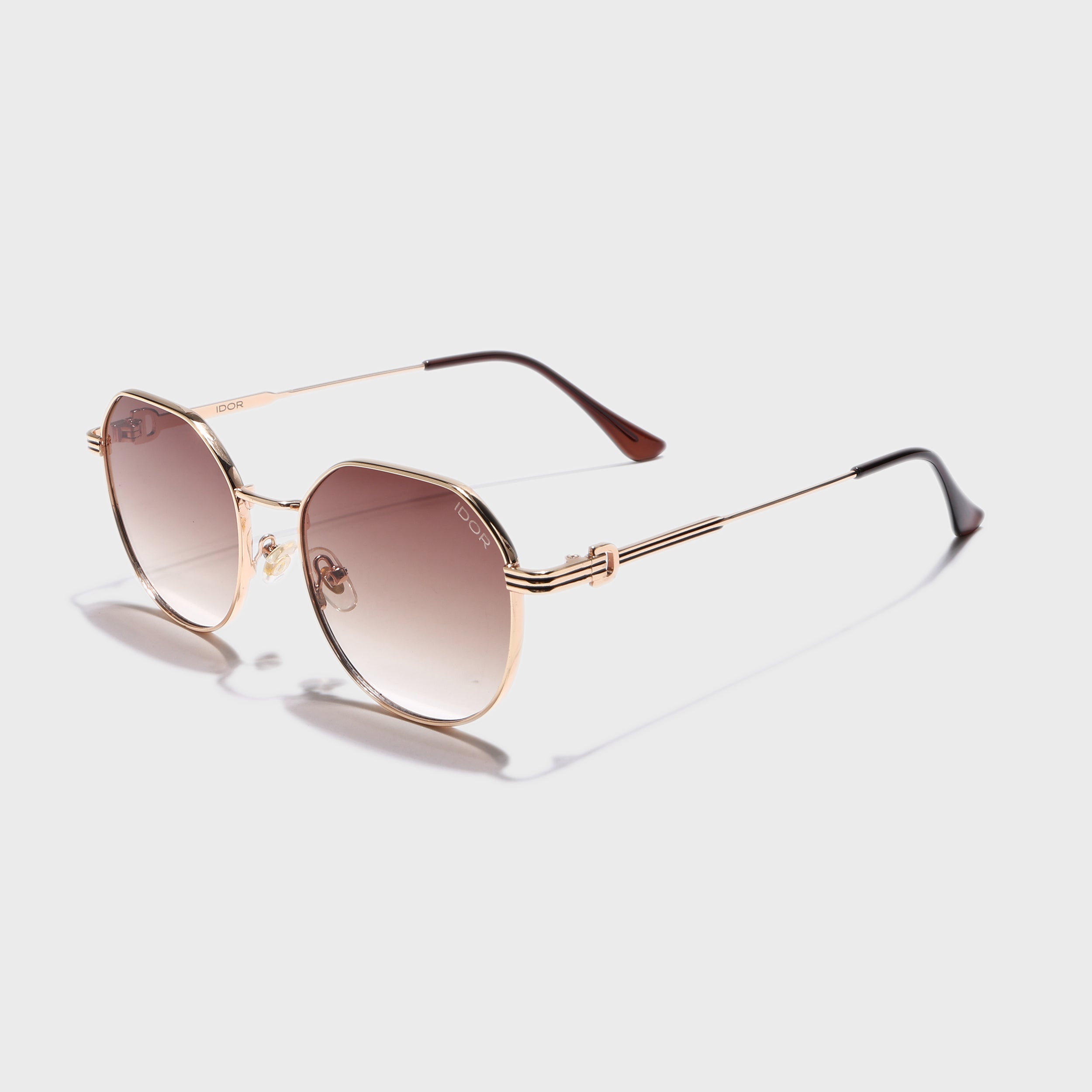 IDOR Premium Metal High Quality Sunglass for Unisex | IDOR-56020