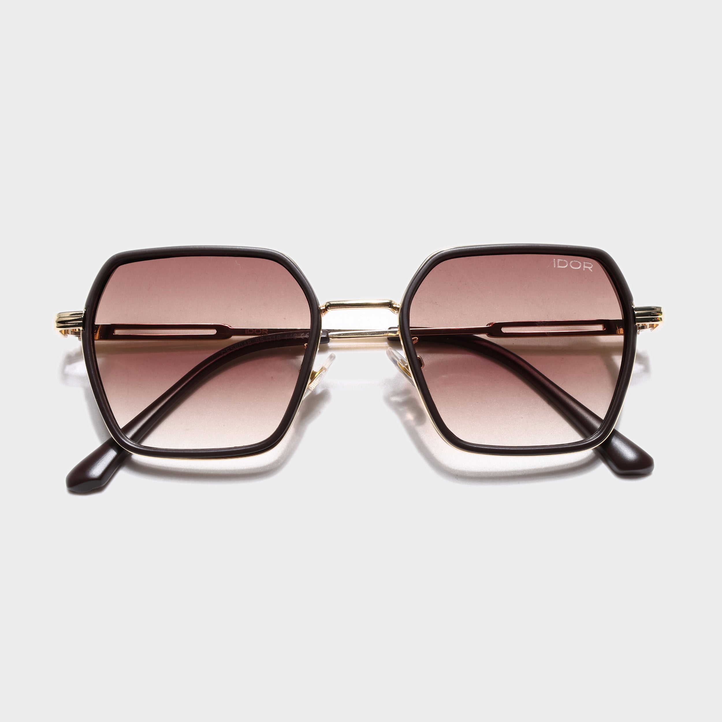 IDOR Premium Metal High Quality Sunglass for Unisex | IDOR-56048