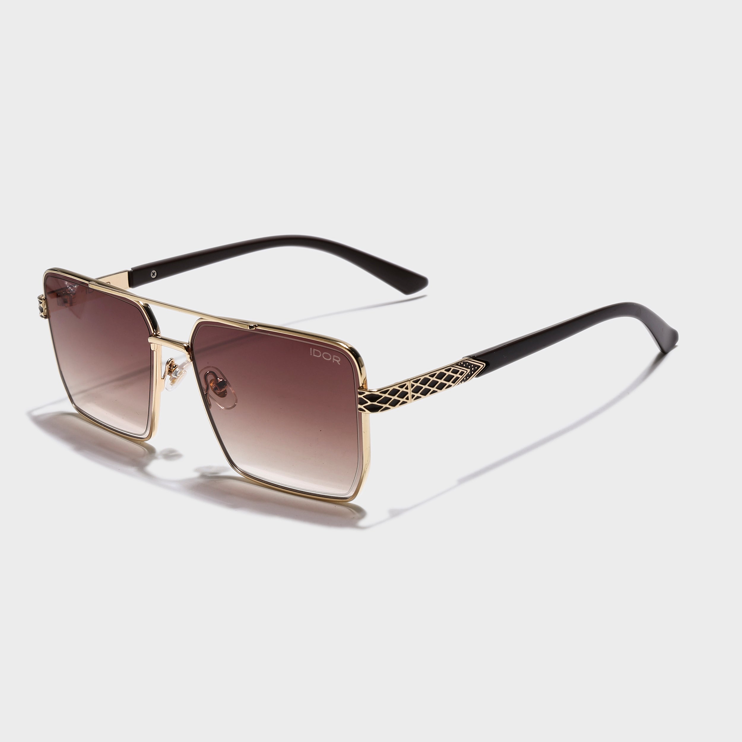 IDOR Premium Metal High Quality Sunglass for Unisex | IDOR-58429