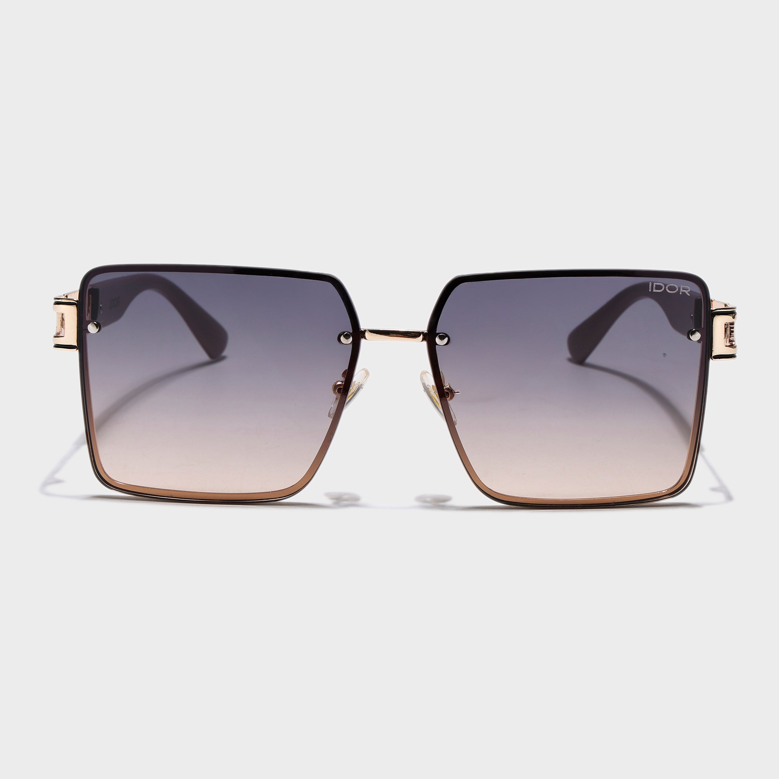IDOR Premium Metal High Quality Sunglass for Unisex | IDOR-58404