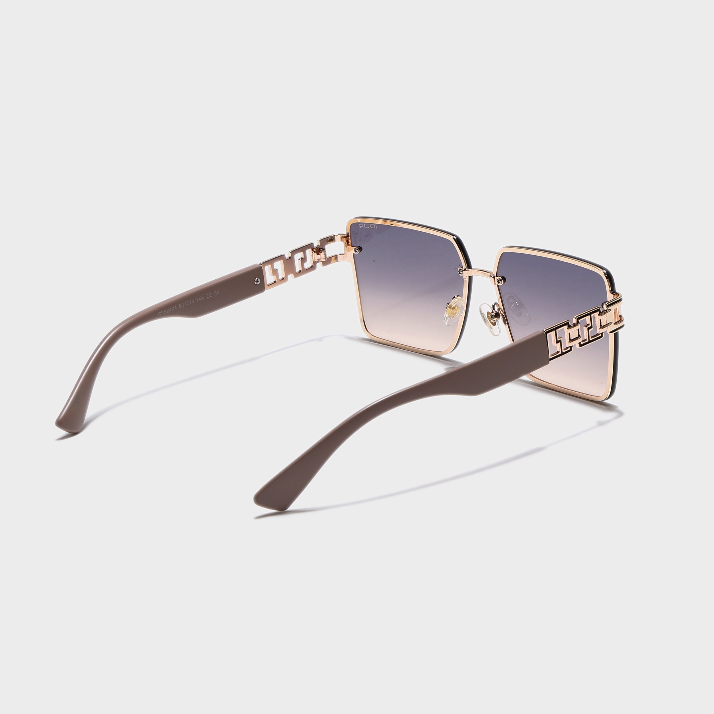 IDOR Premium Metal High Quality Sunglass for Unisex | IDOR-58404