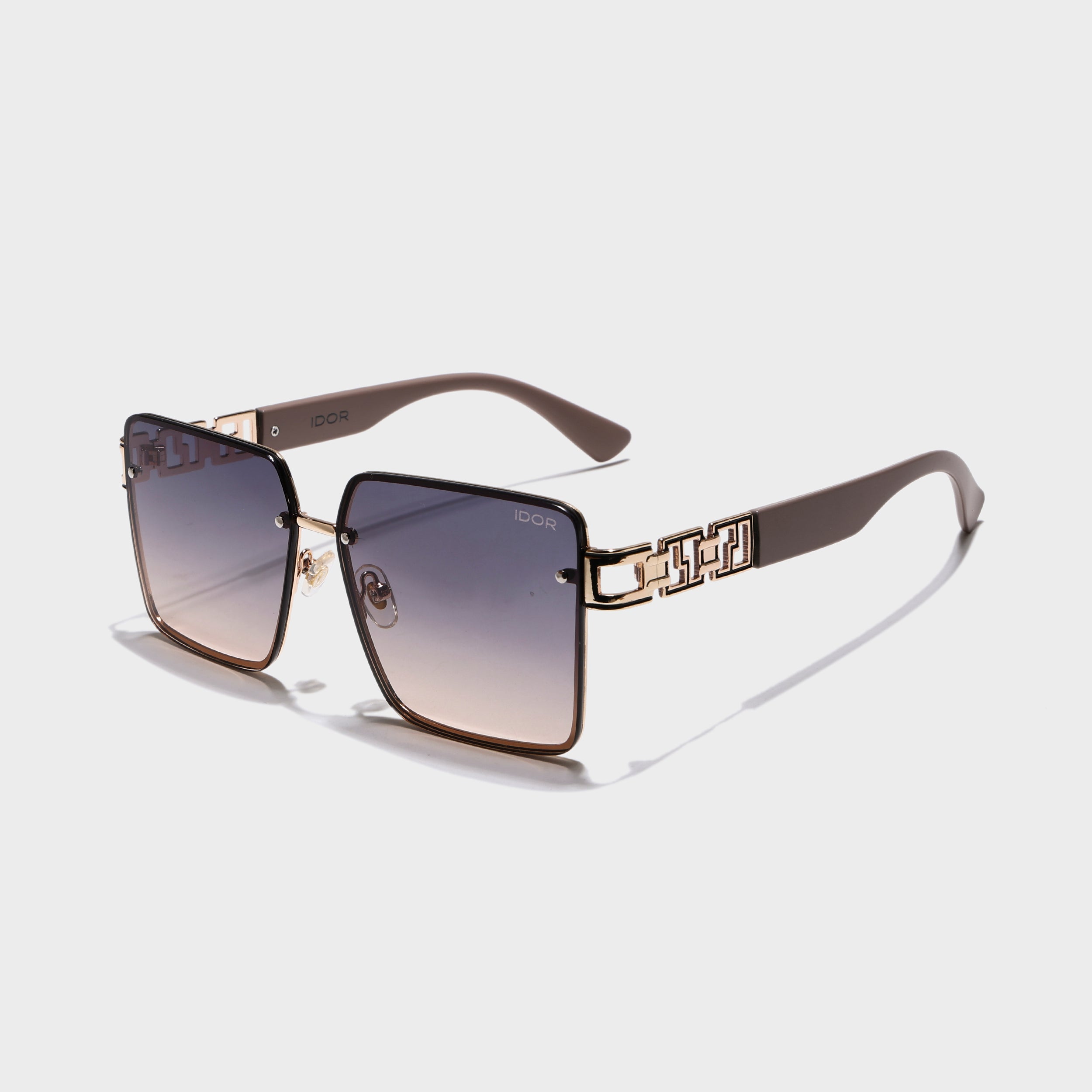 IDOR Premium Metal High Quality Sunglass for Unisex | IDOR-58404