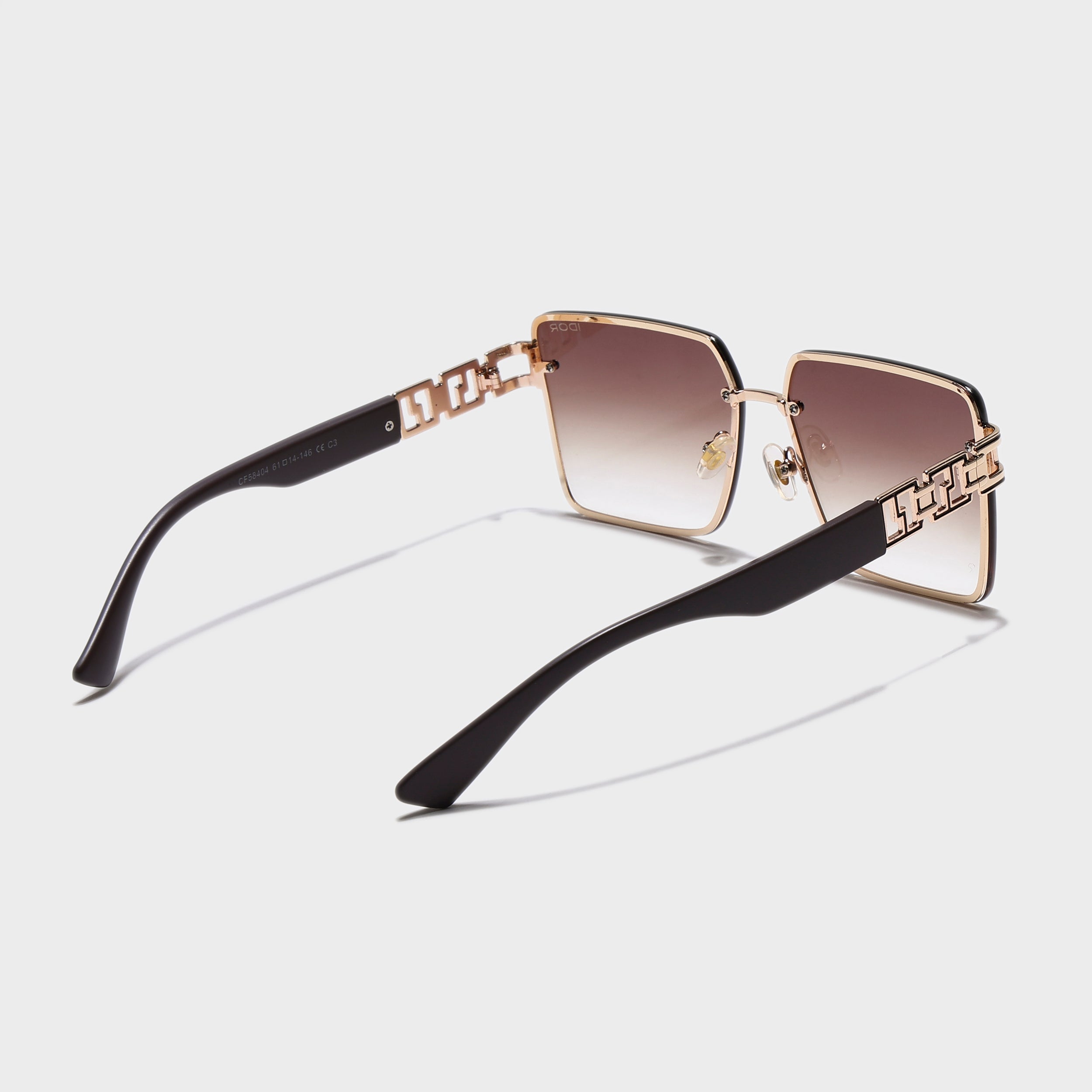 IDOR Premium Metal High Quality Sunglass for Unisex | IDOR-58404