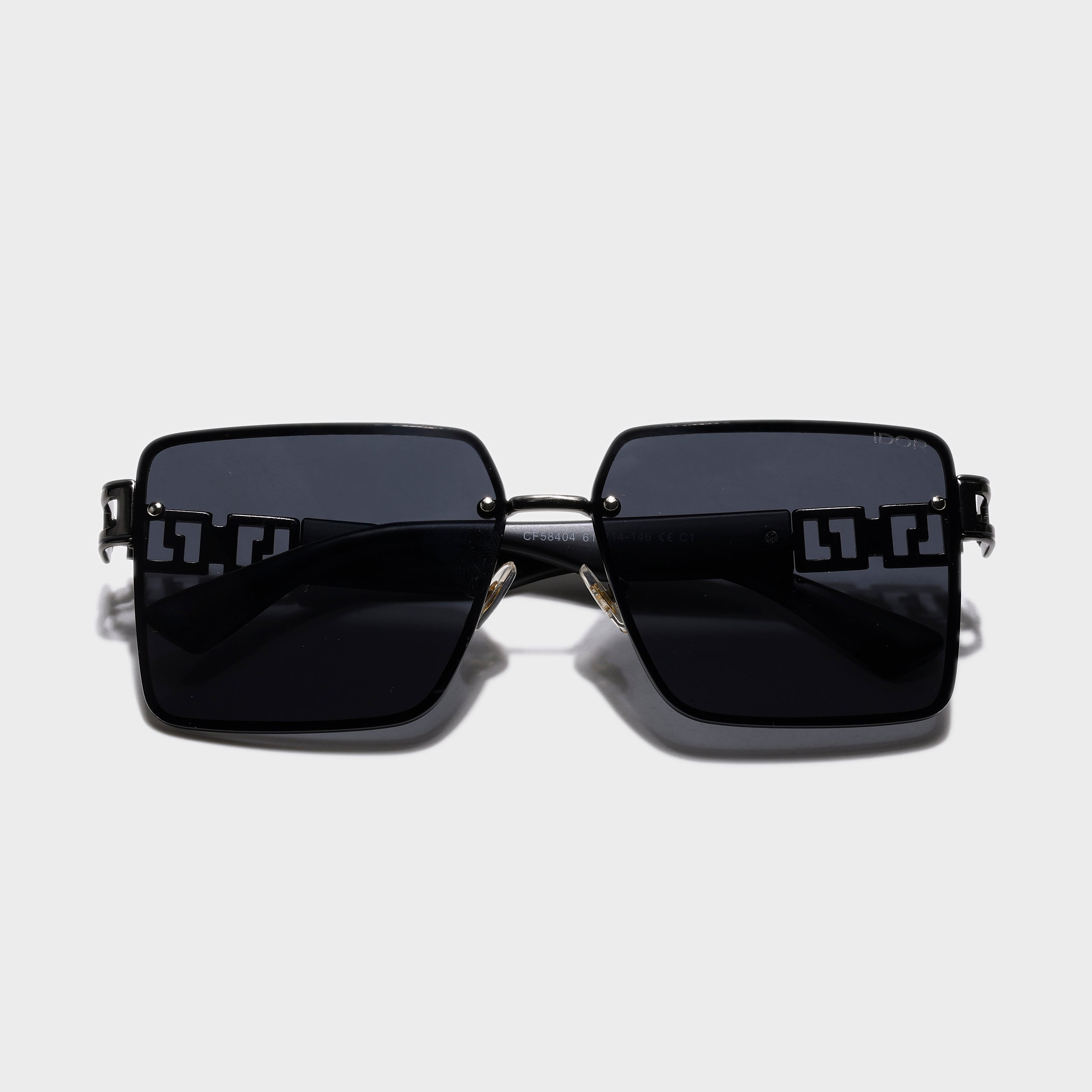 IDOR Premium Metal High Quality Sunglass for Unisex | IDOR-58404