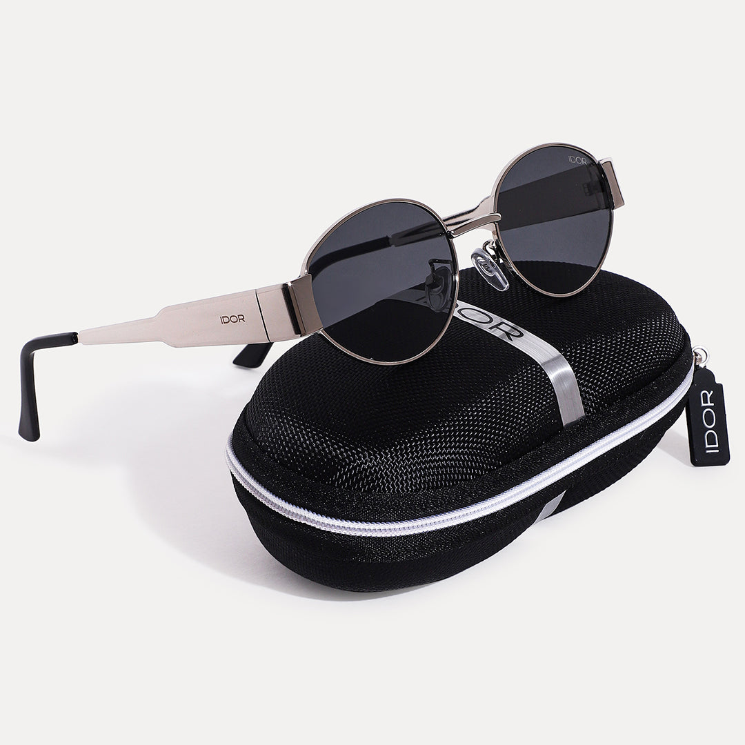 IDOR Premium Metal High Quality Sunglass for Men & Women | IDOR-06