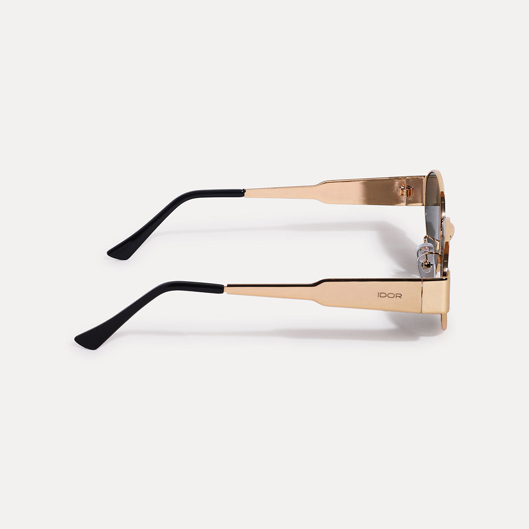 IDOR Premium Metal High Quality Sunglass for Men & Women | IDOR-06