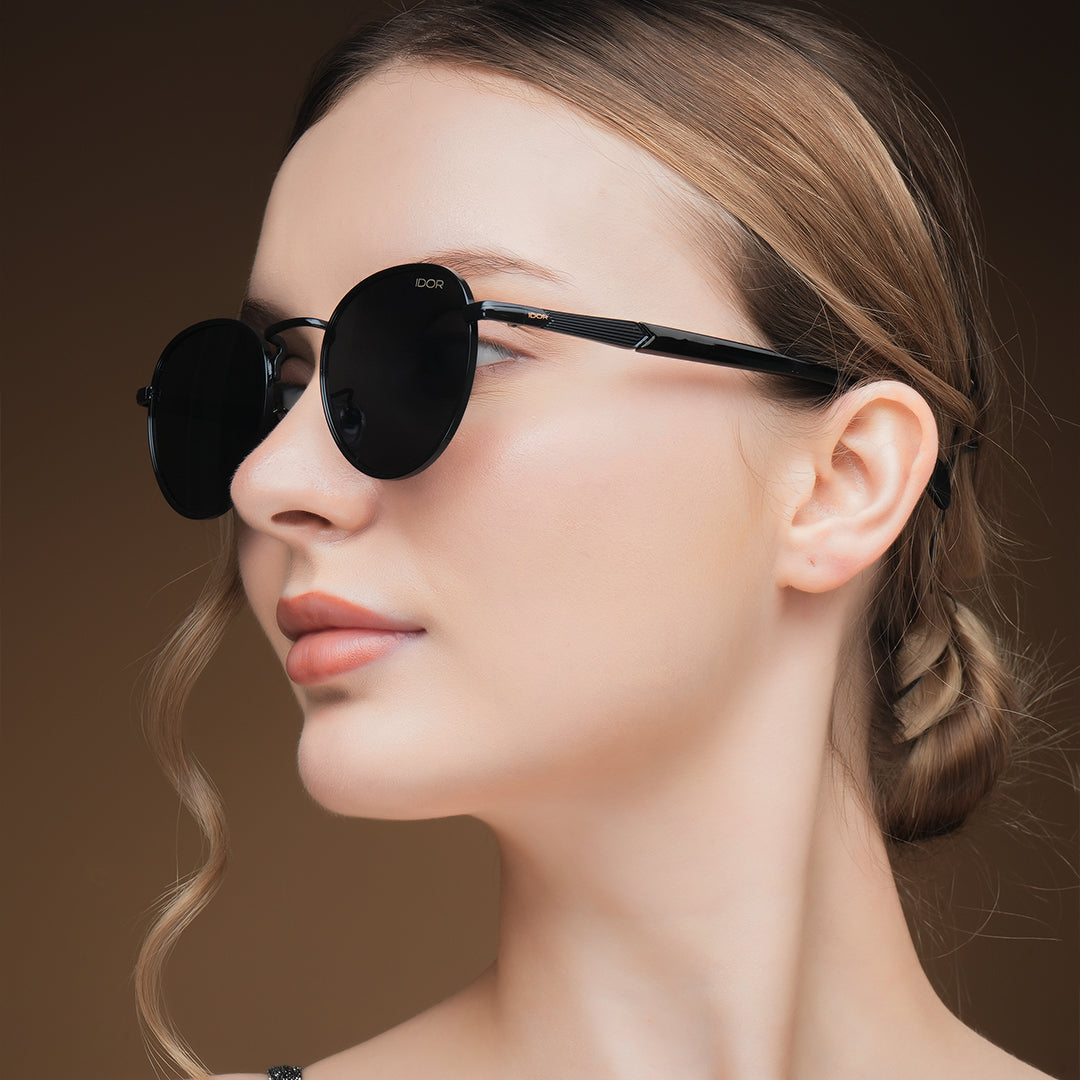 IDOR Premium Metal High Quality Sunglass for Men & Women | IDOR-2539