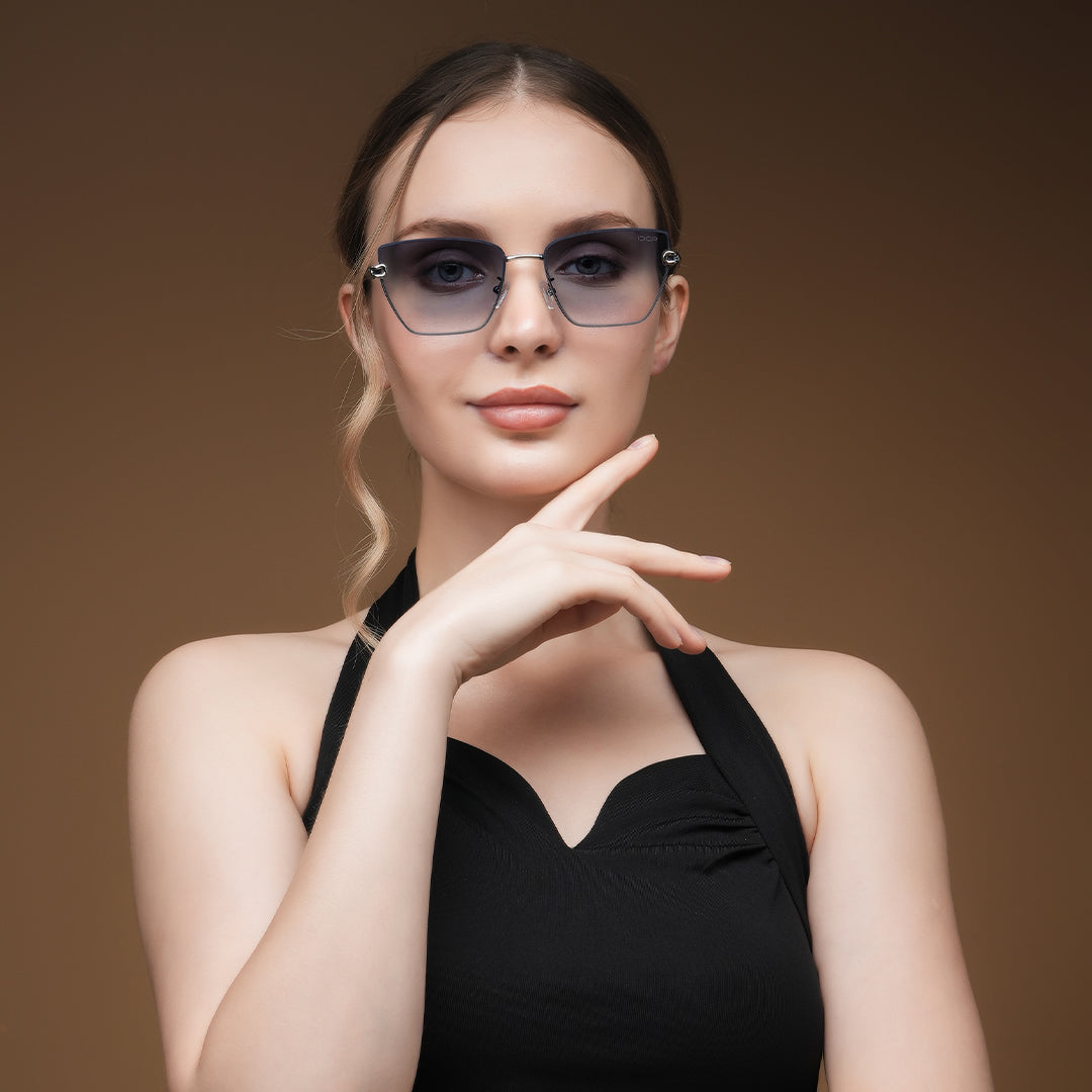 IDOR Premium Metal High Quality Sunglass for Women | IDOR-2608