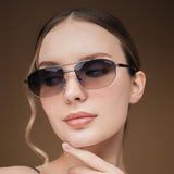 IDOR Premium Metal High Quality Sunglass for Men | IDOR-2631