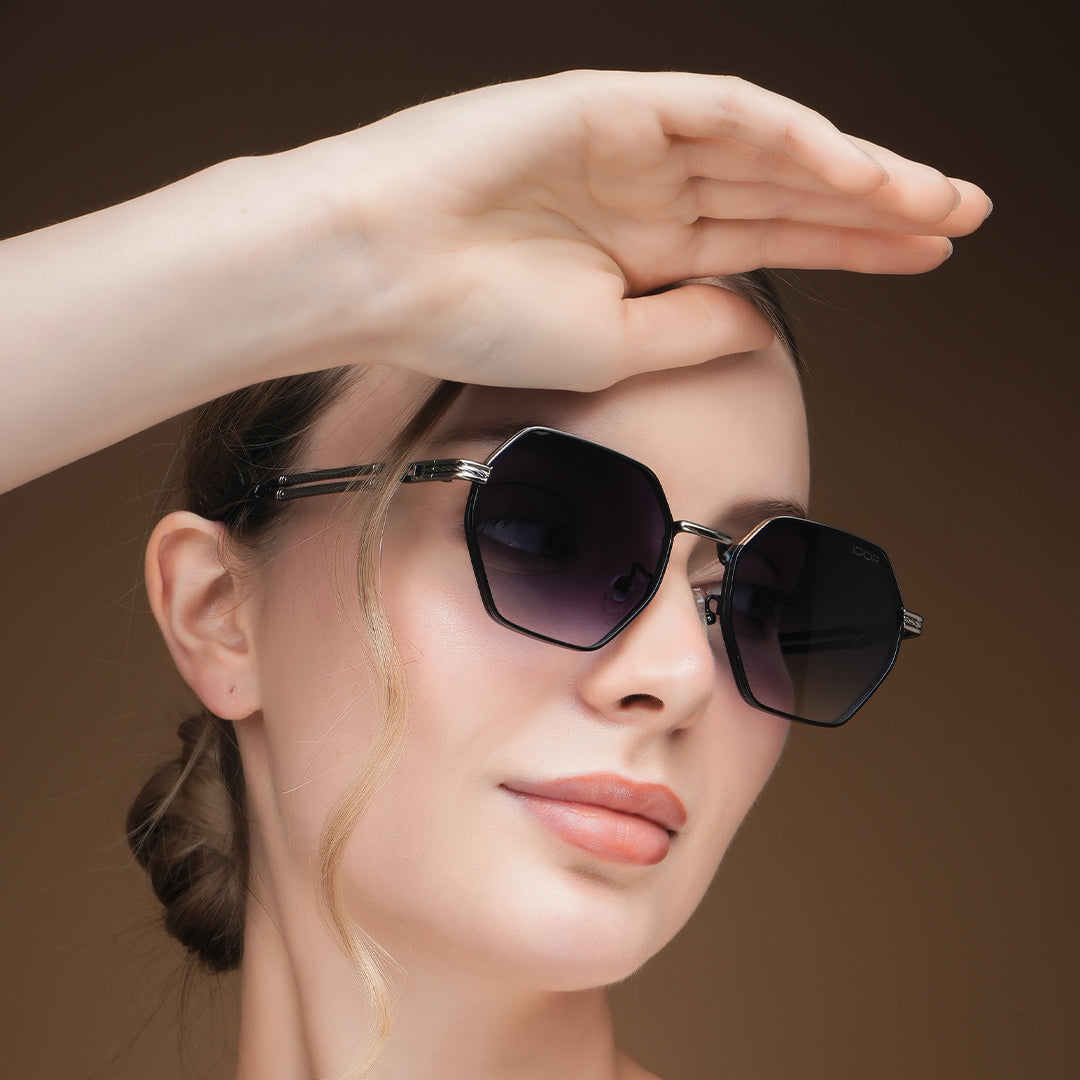 IDOR Premium Metal High Quality Sunglass for Men & Women | IDOR-2555