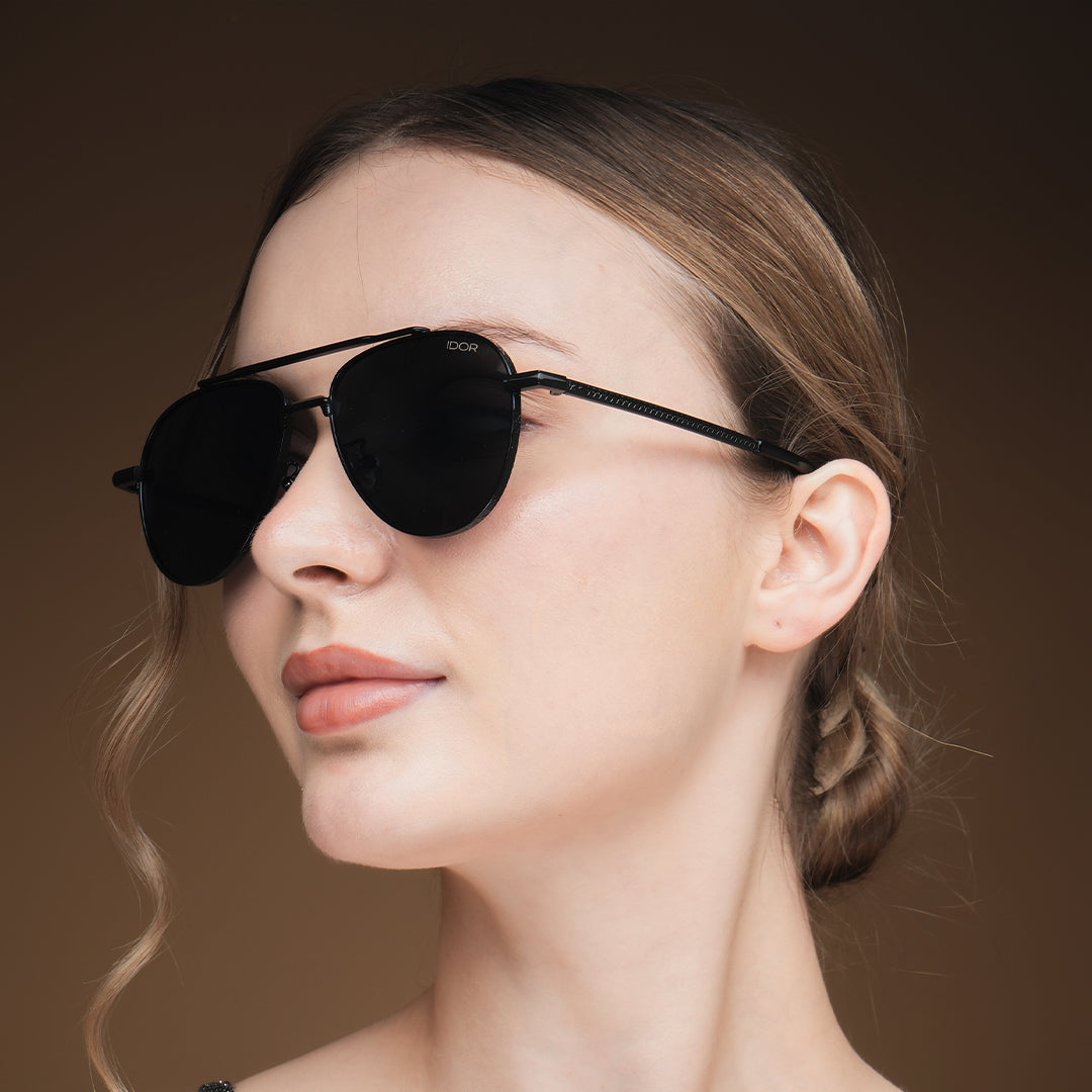 IDOR Premium Metal High Quality Sunglass for Men | IDOR-2542