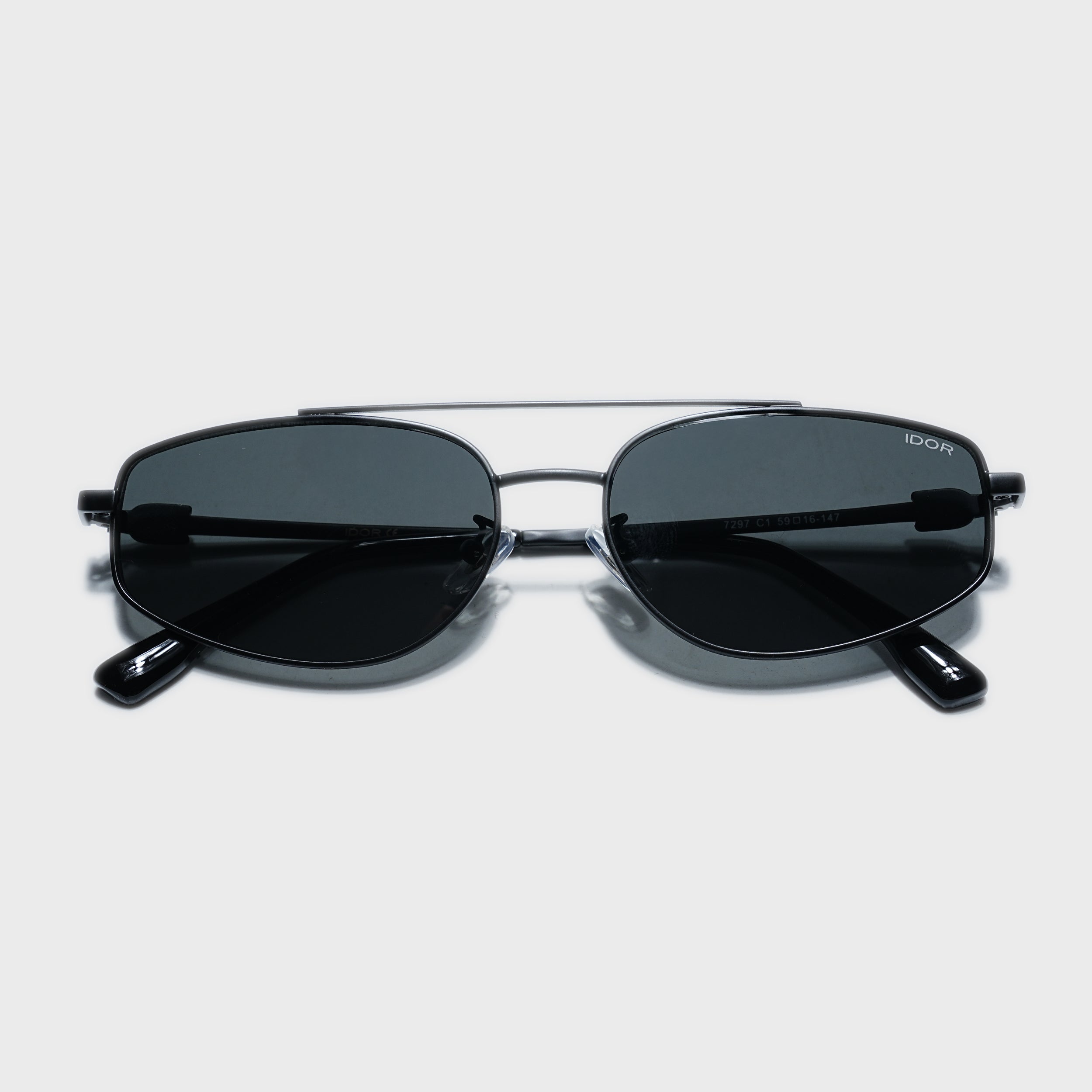 IDOR Premium Metal High Quality Sunglass for Unisex | IDOR-7297