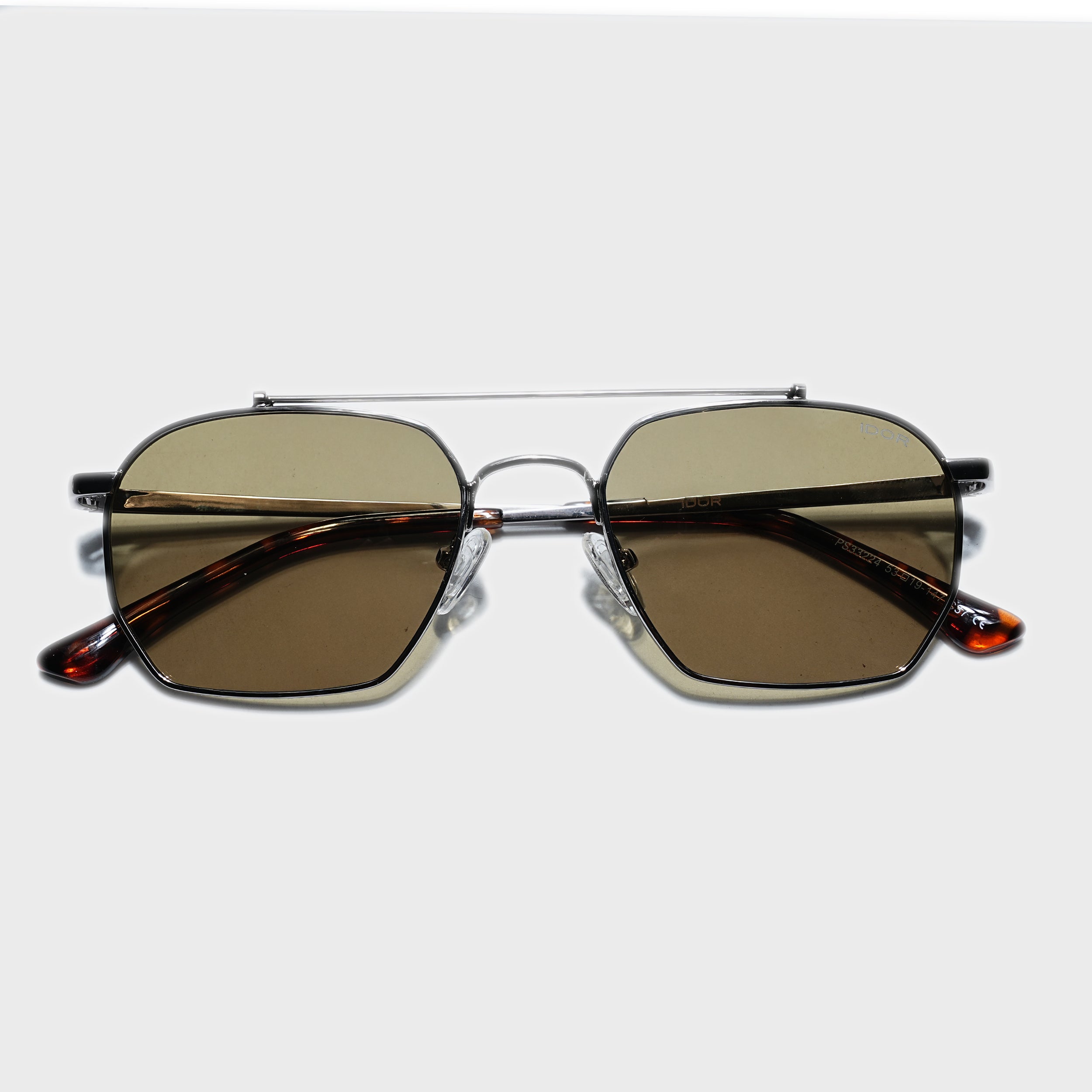 IDOR Premium Metal High Quality Polarized Sunglass for Unisex | IDOR-33224