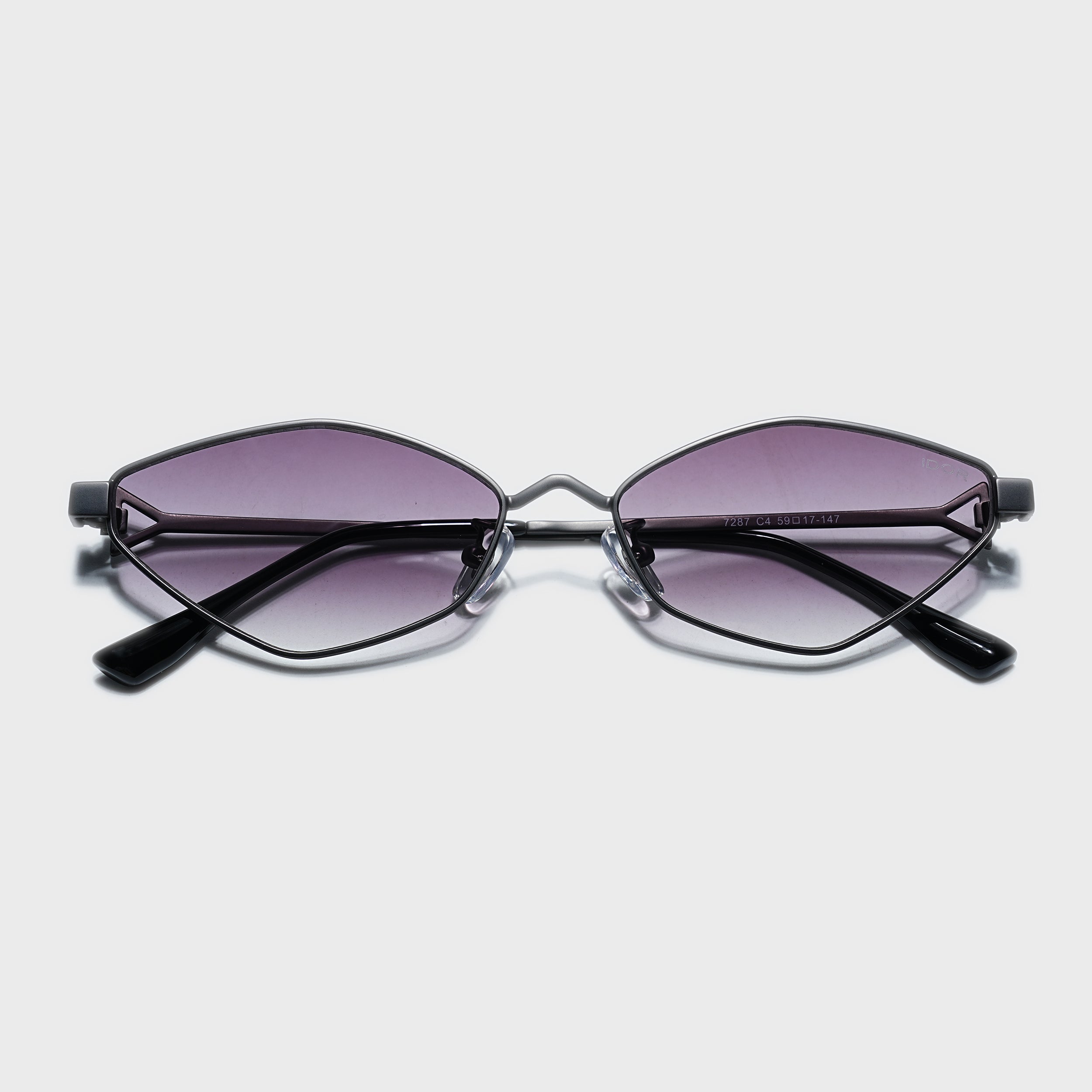 IDOR Premium Metal High Quality Sunglass for Unisex | IDOR-7287