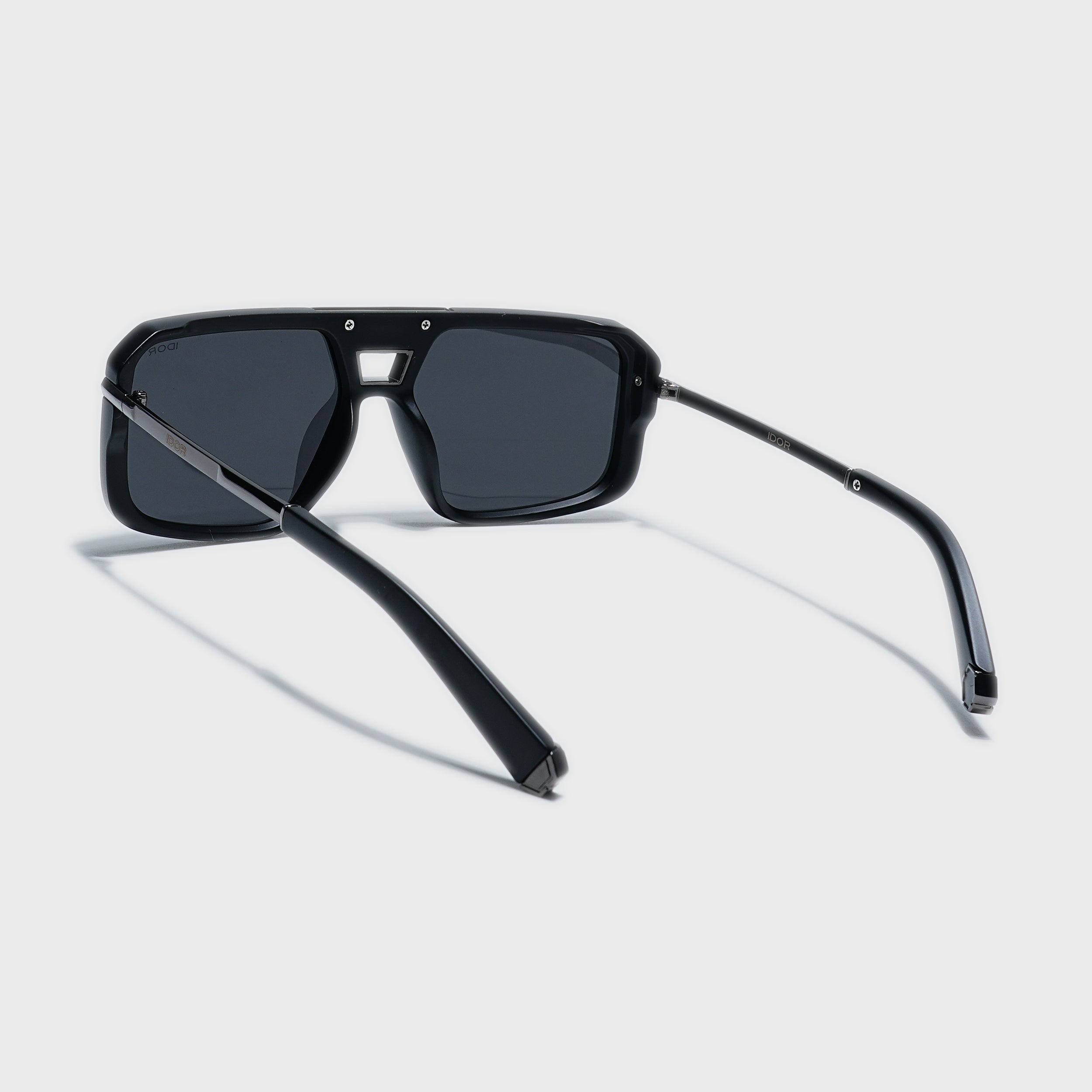 IDOR Premium Metal + Acetate High Quality Polarized Sunglass for Men | IDOR-98037