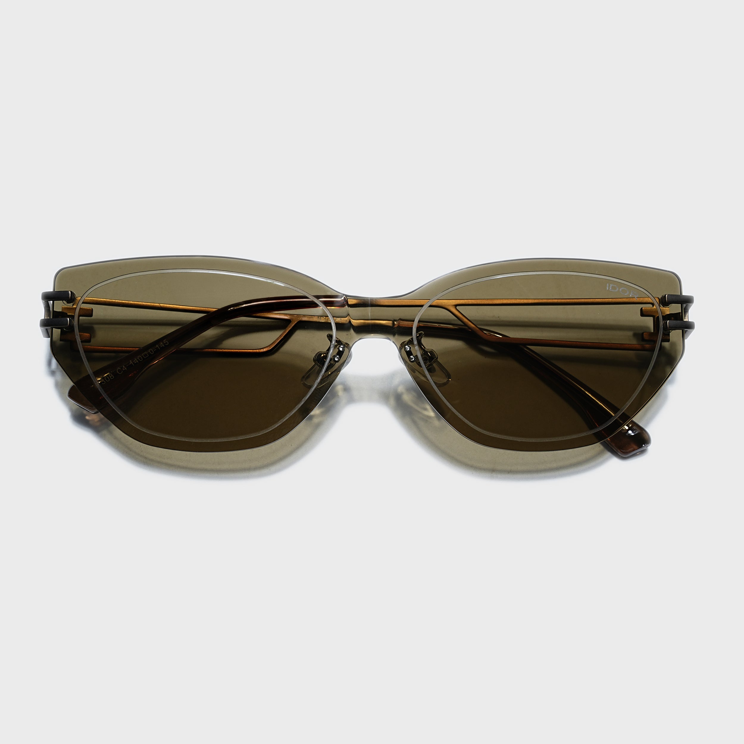 IDOR Premium Metal High Quality Sunglass for Unisex | IDOR-7308