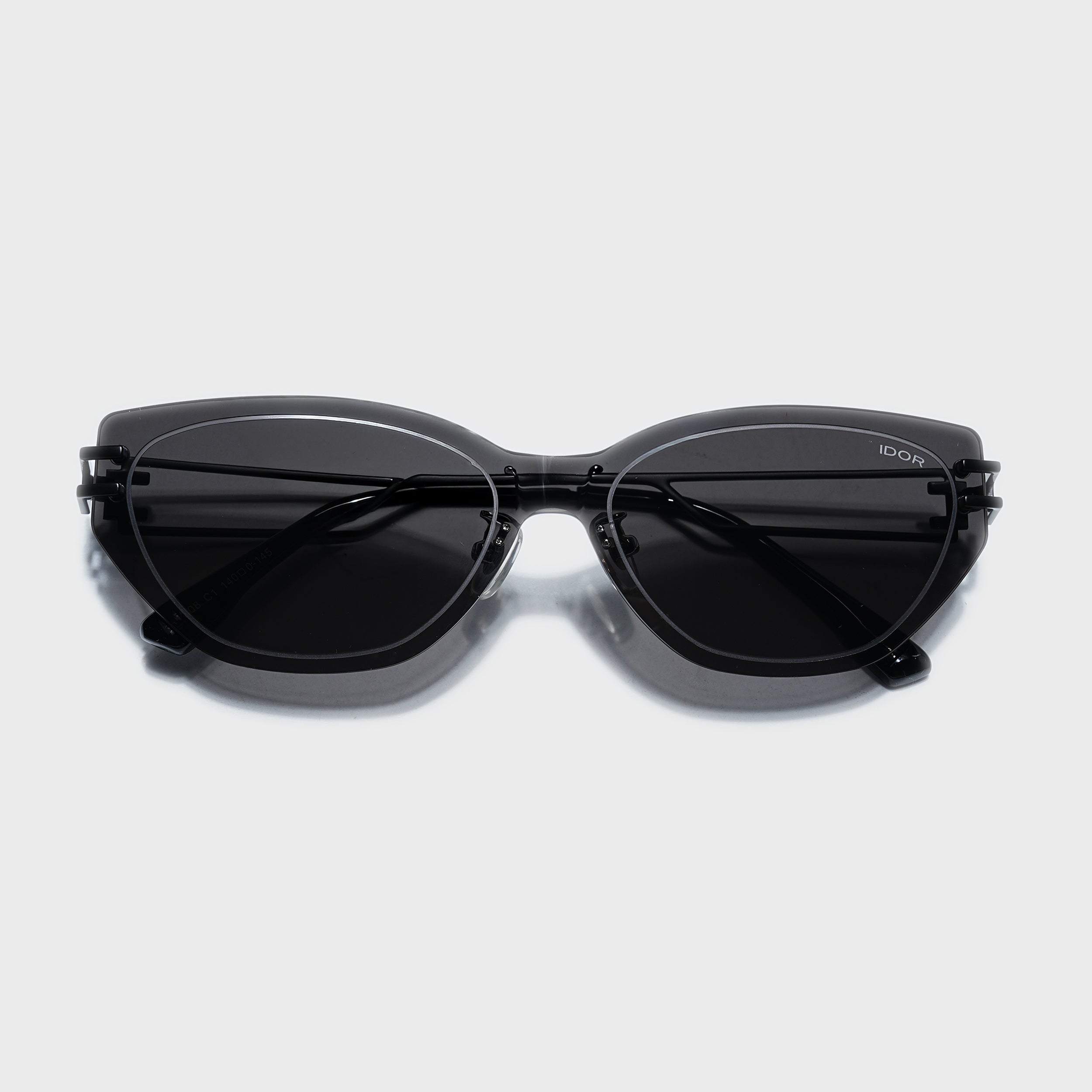 IDOR Premium Metal High Quality Sunglass for Unisex | IDOR-7308