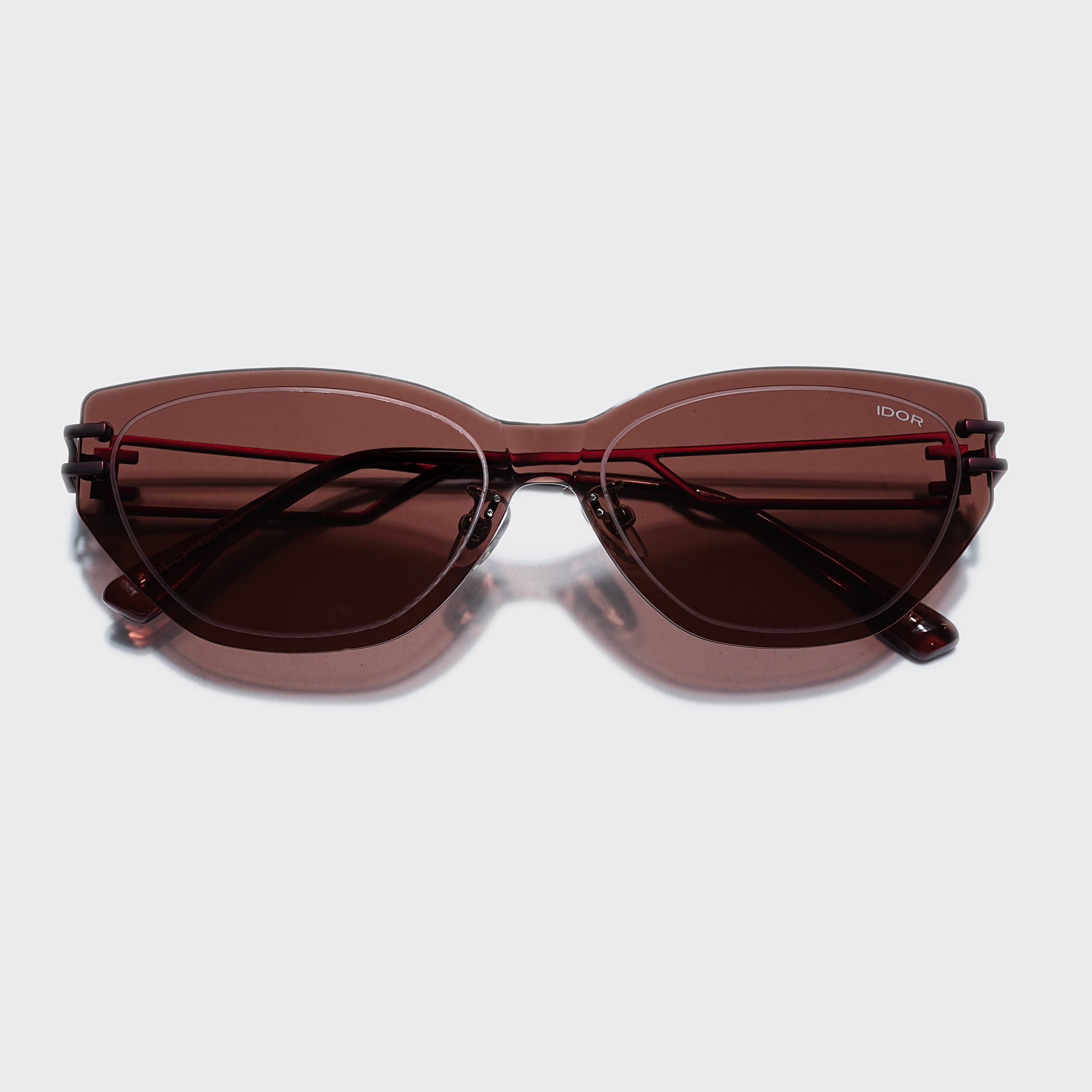 IDOR Premium Metal High Quality Sunglass for Unisex | IDOR-7308